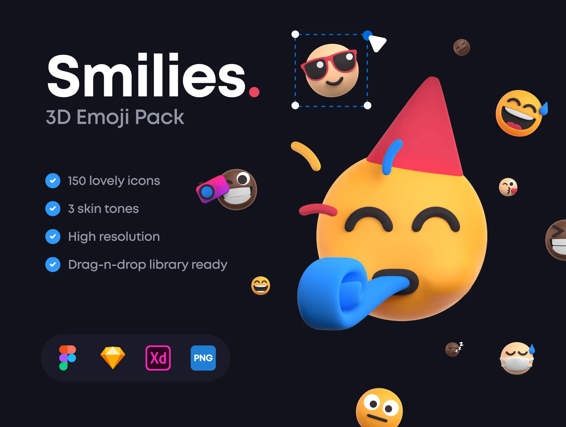 Smilies: 3D Emoji Pack