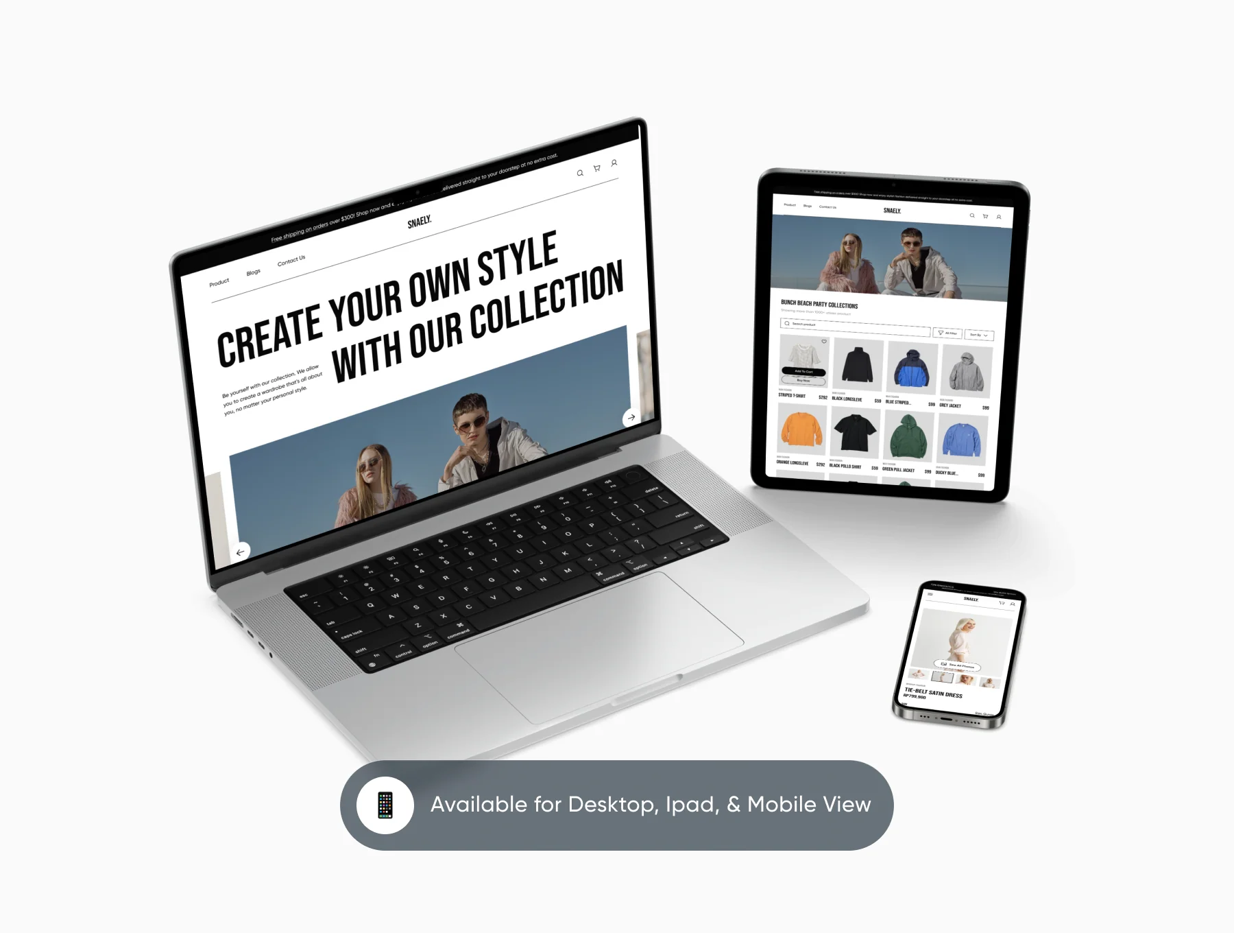 Snaely - Fashion Marketplace Website 3