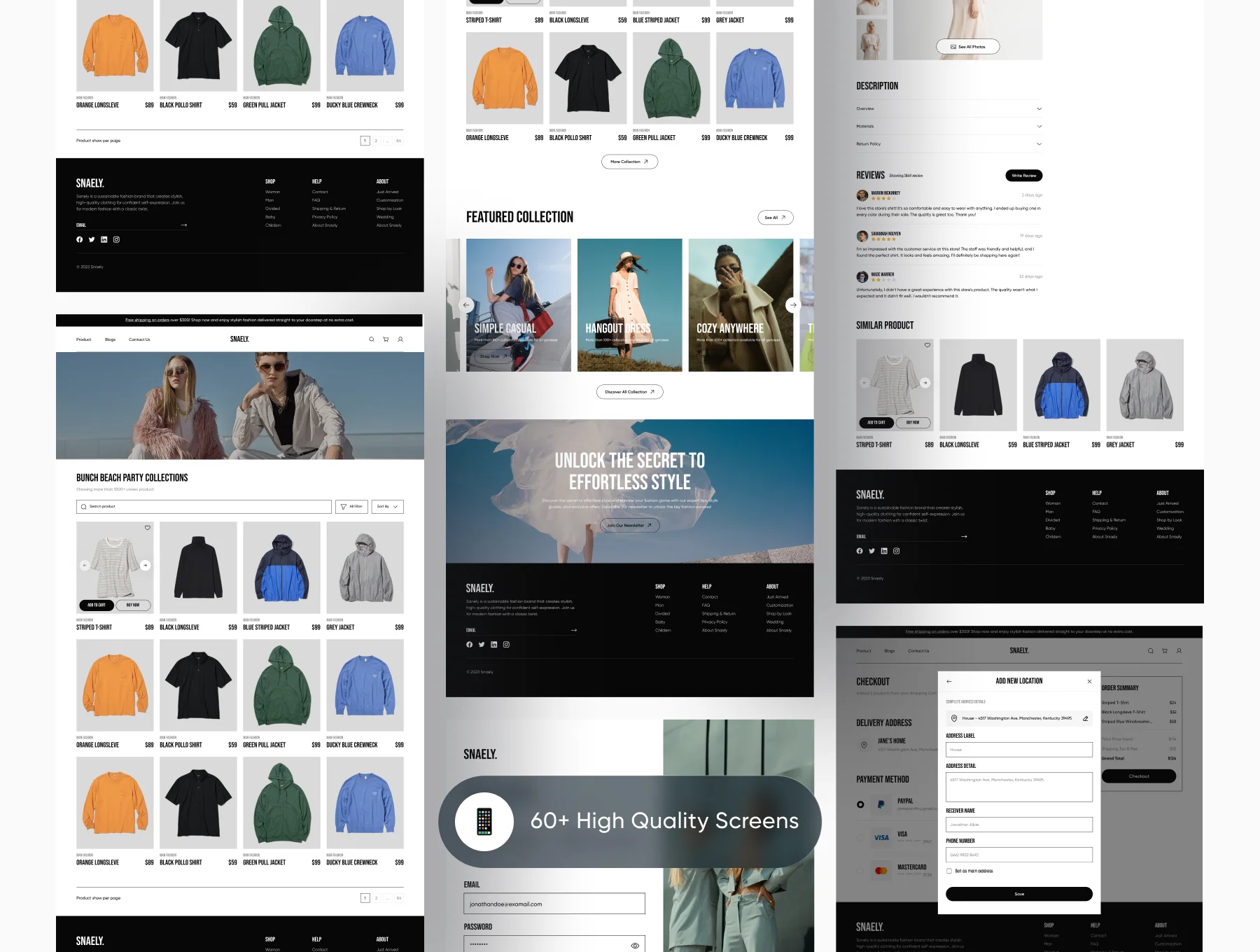 Snaely - Fashion Marketplace Website 7