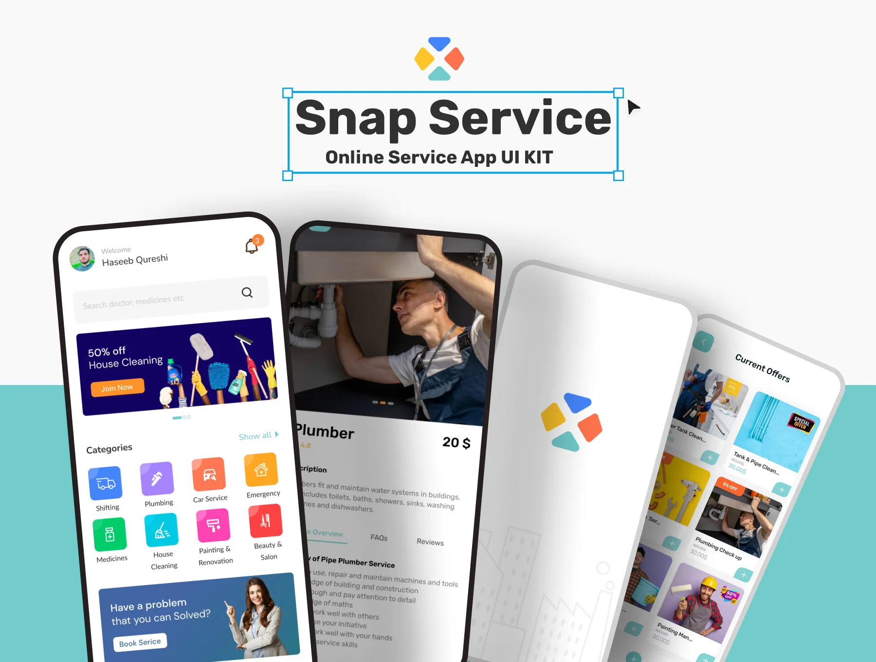 Snap Services - Multi vendor App Ui Kit 4