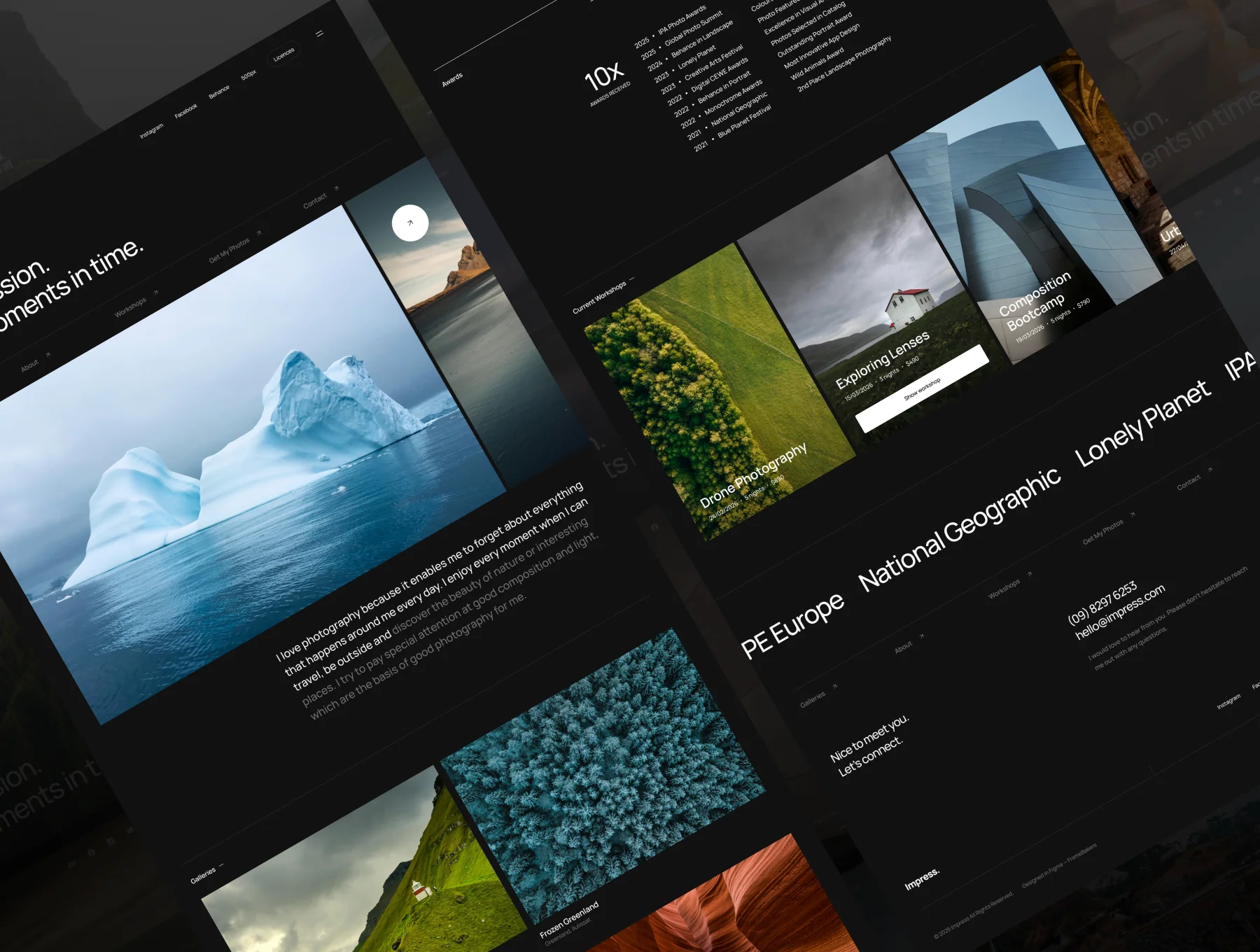 Impress — The One Template for Photographers 2