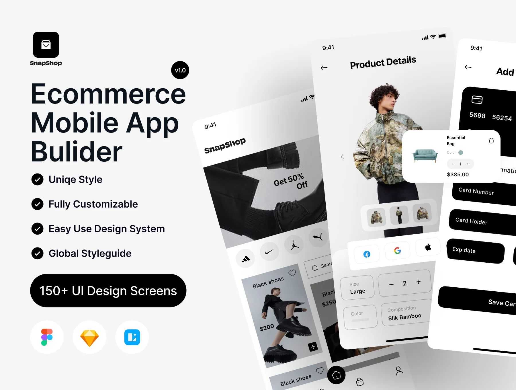 Snapshop E-Commerce Mobile App Builder