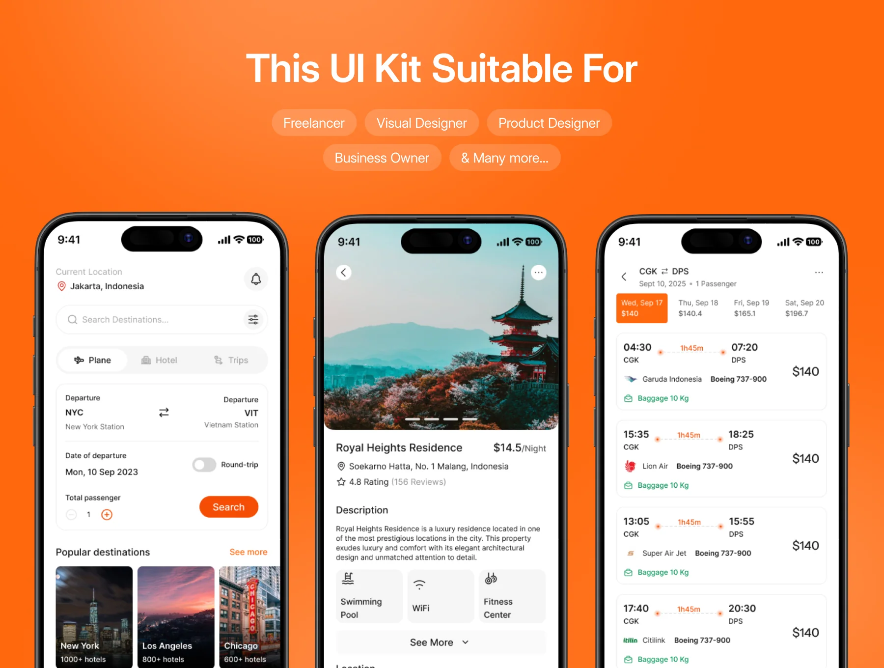 SnapTrip - Travel Mobile UI Kit 7