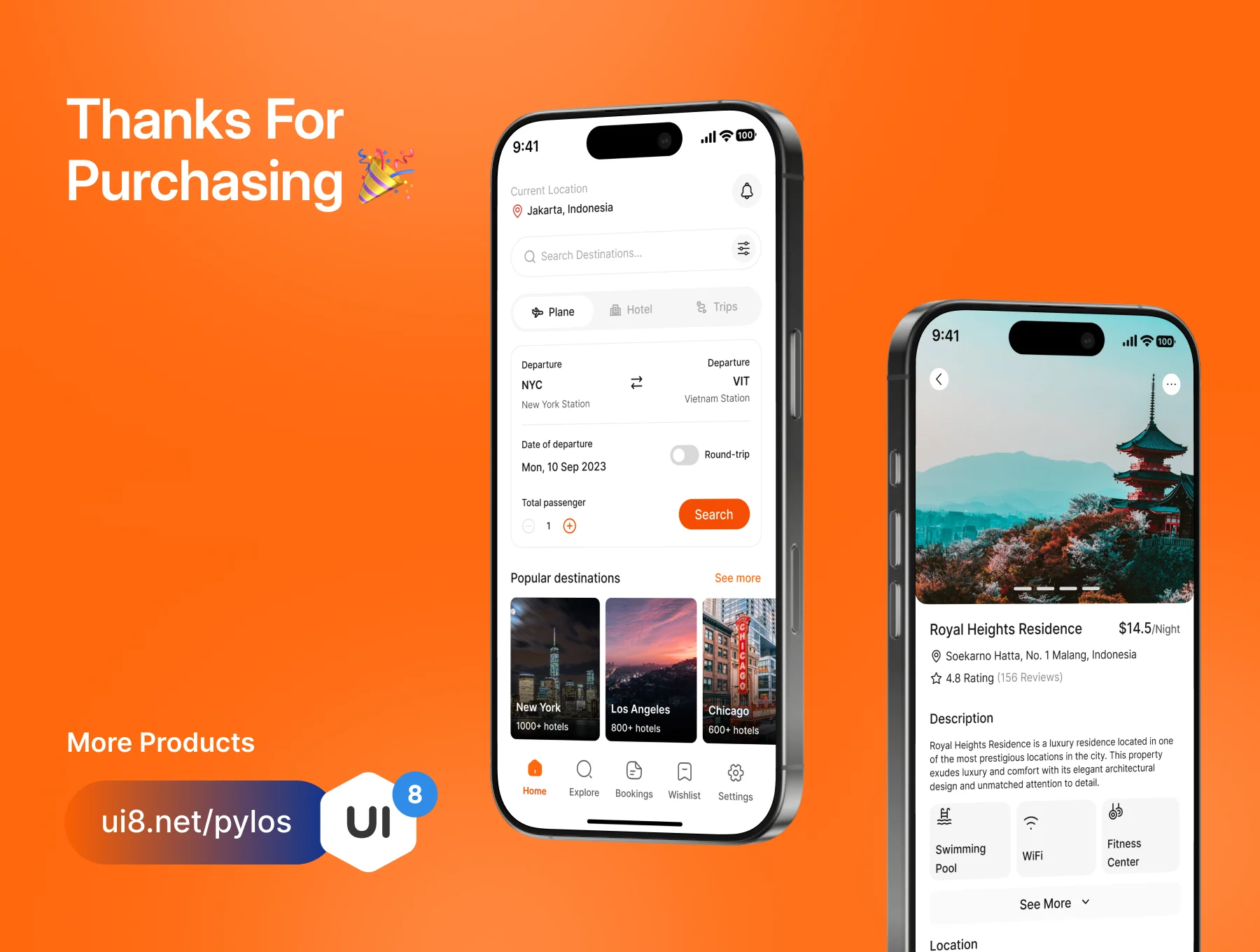 SnapTrip - Travel Mobile UI Kit 8