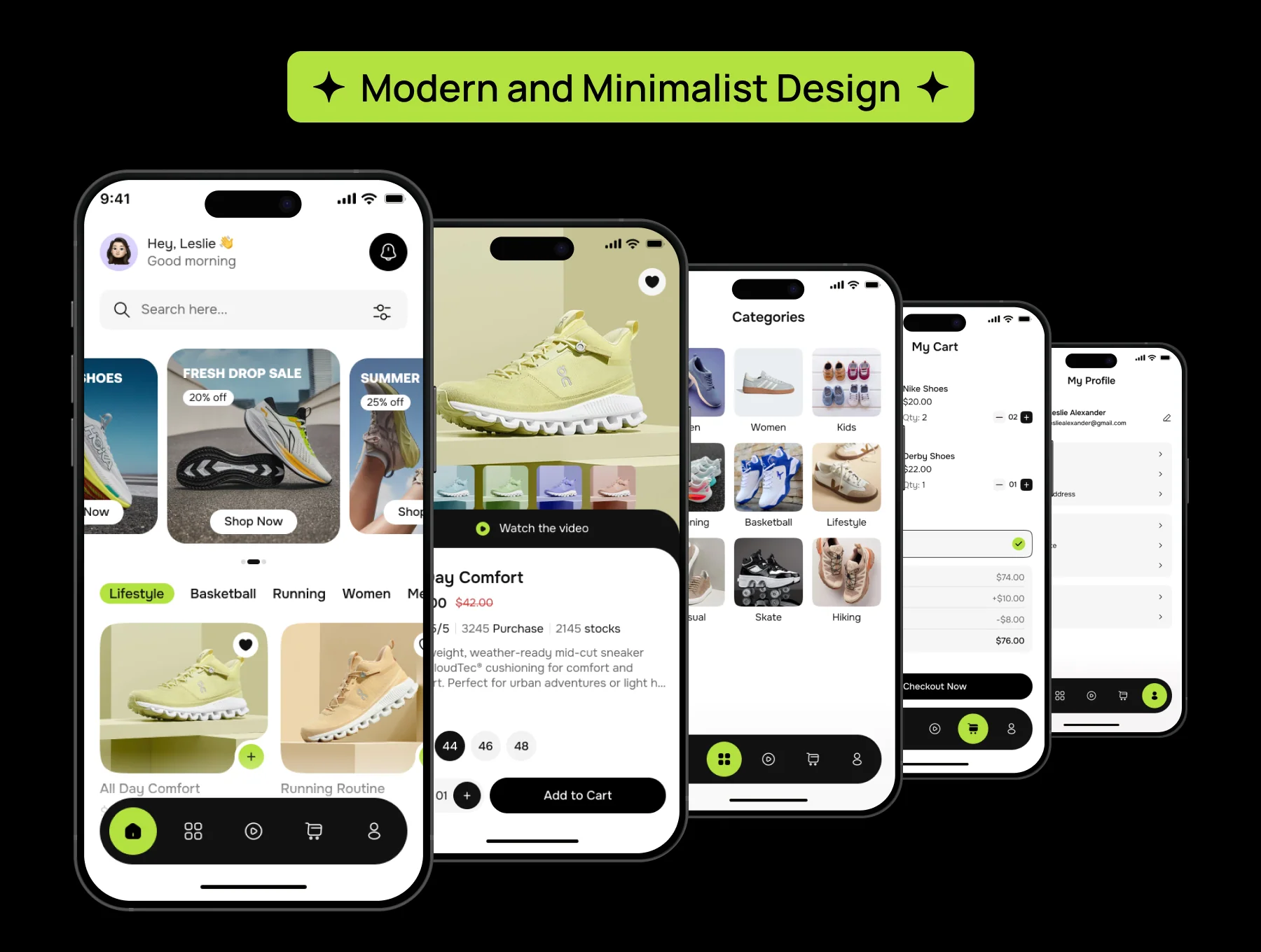 Sneakerr Ecommerce App UI Kit 3