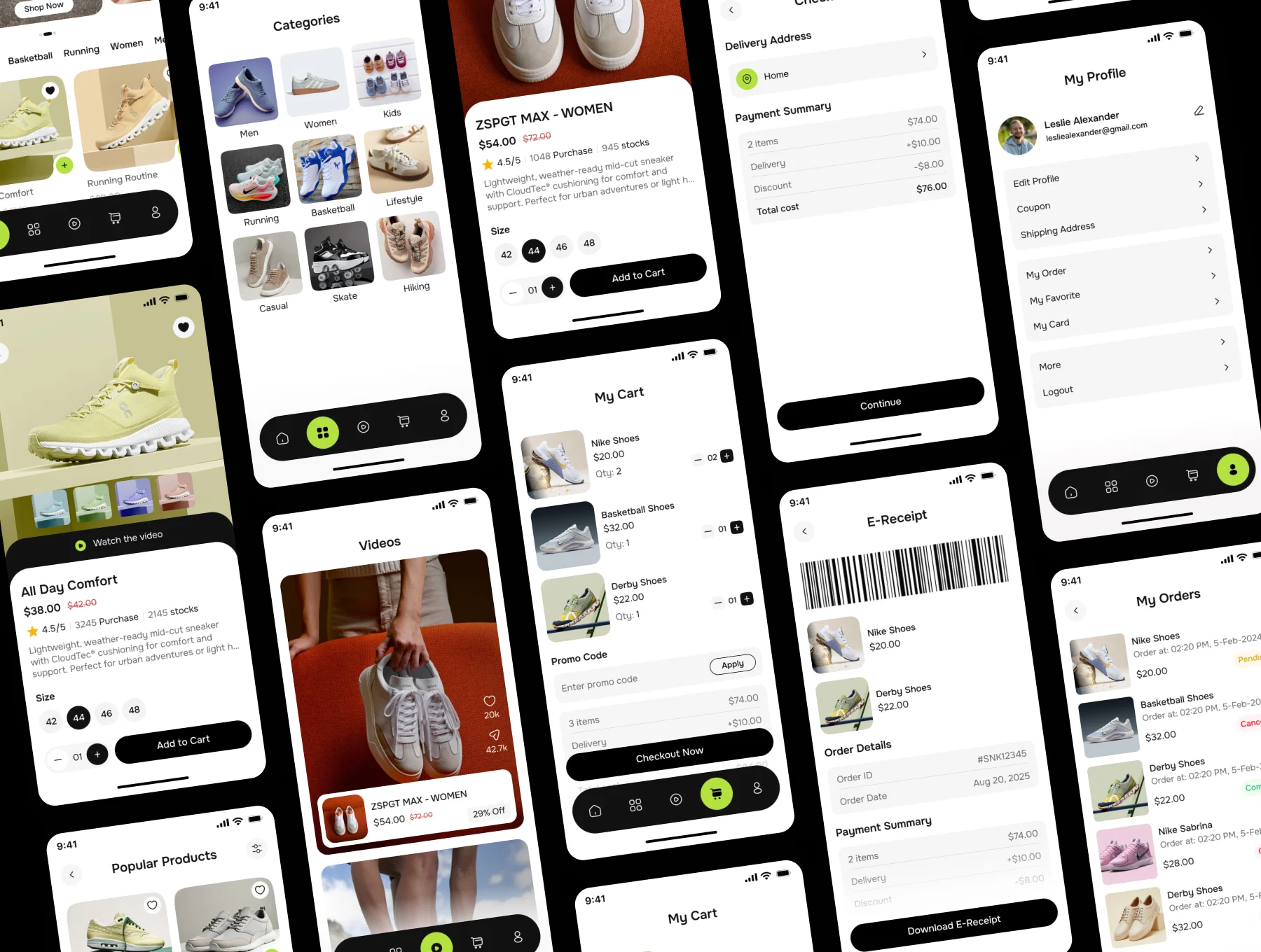 Sneakerr Ecommerce App UI Kit 4