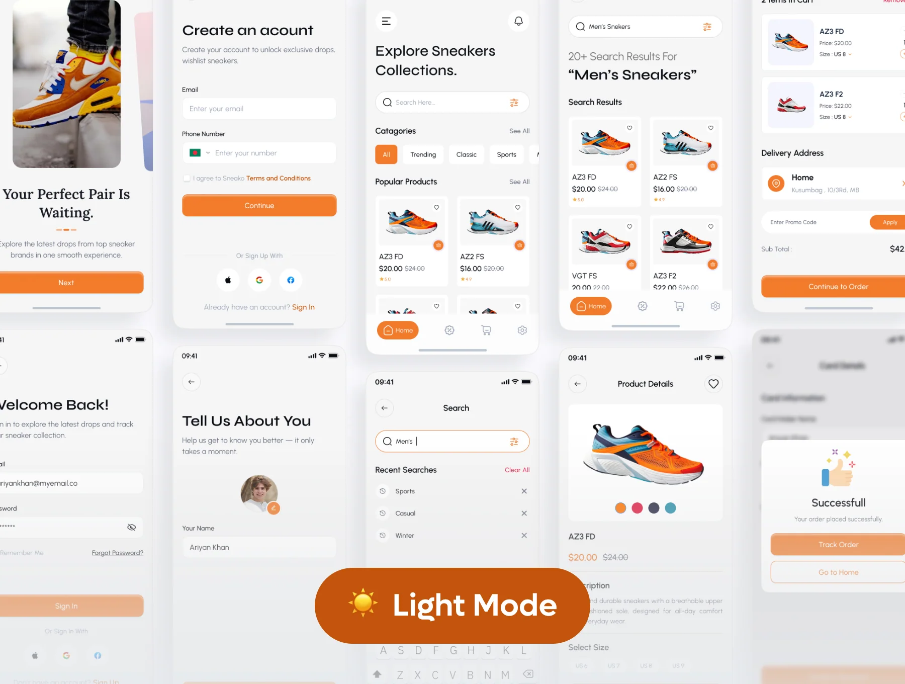 Sneako - Sneakers Store Mobile App UI Kit 2