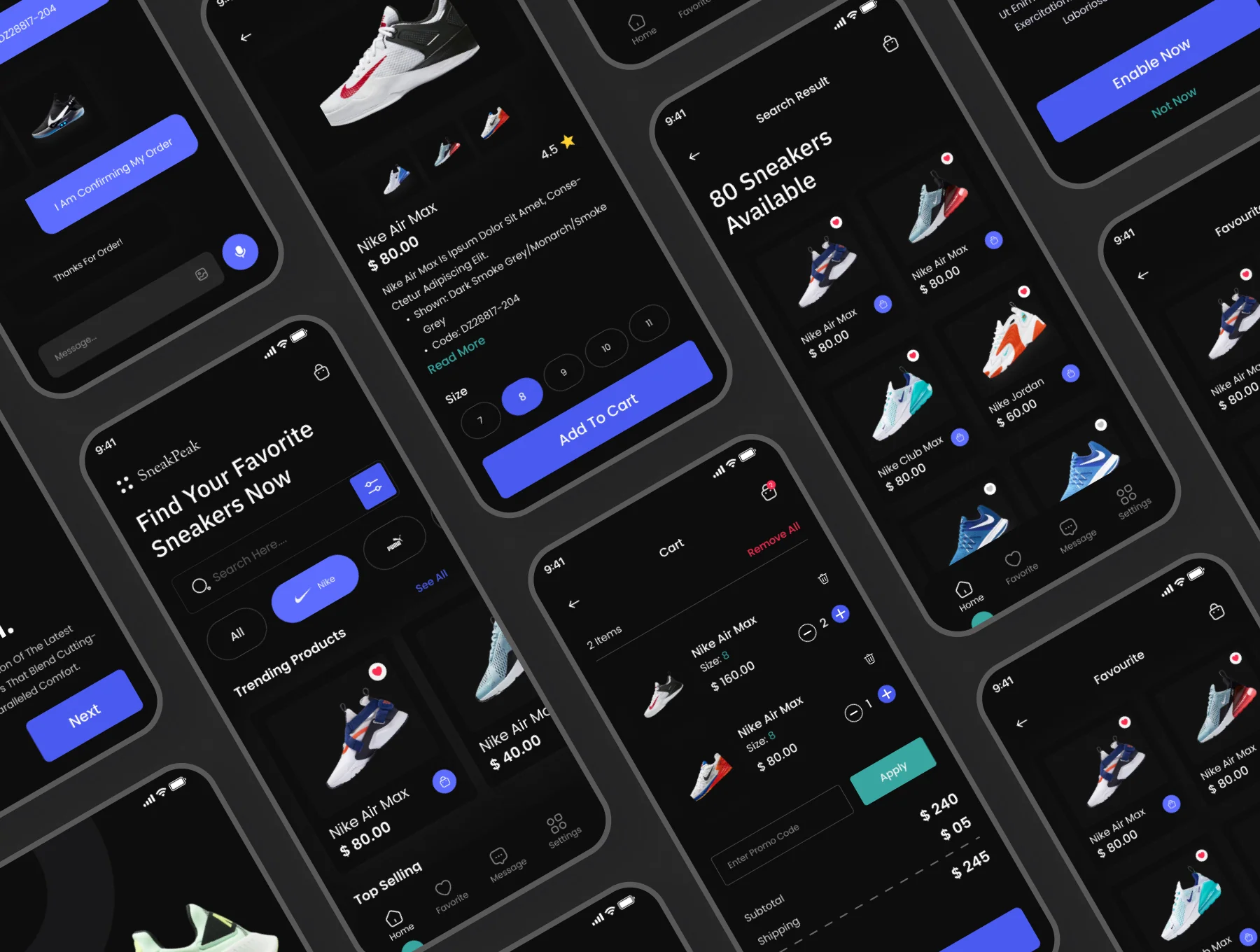 SneakPeak - Sneakers Store App UI Kit 2