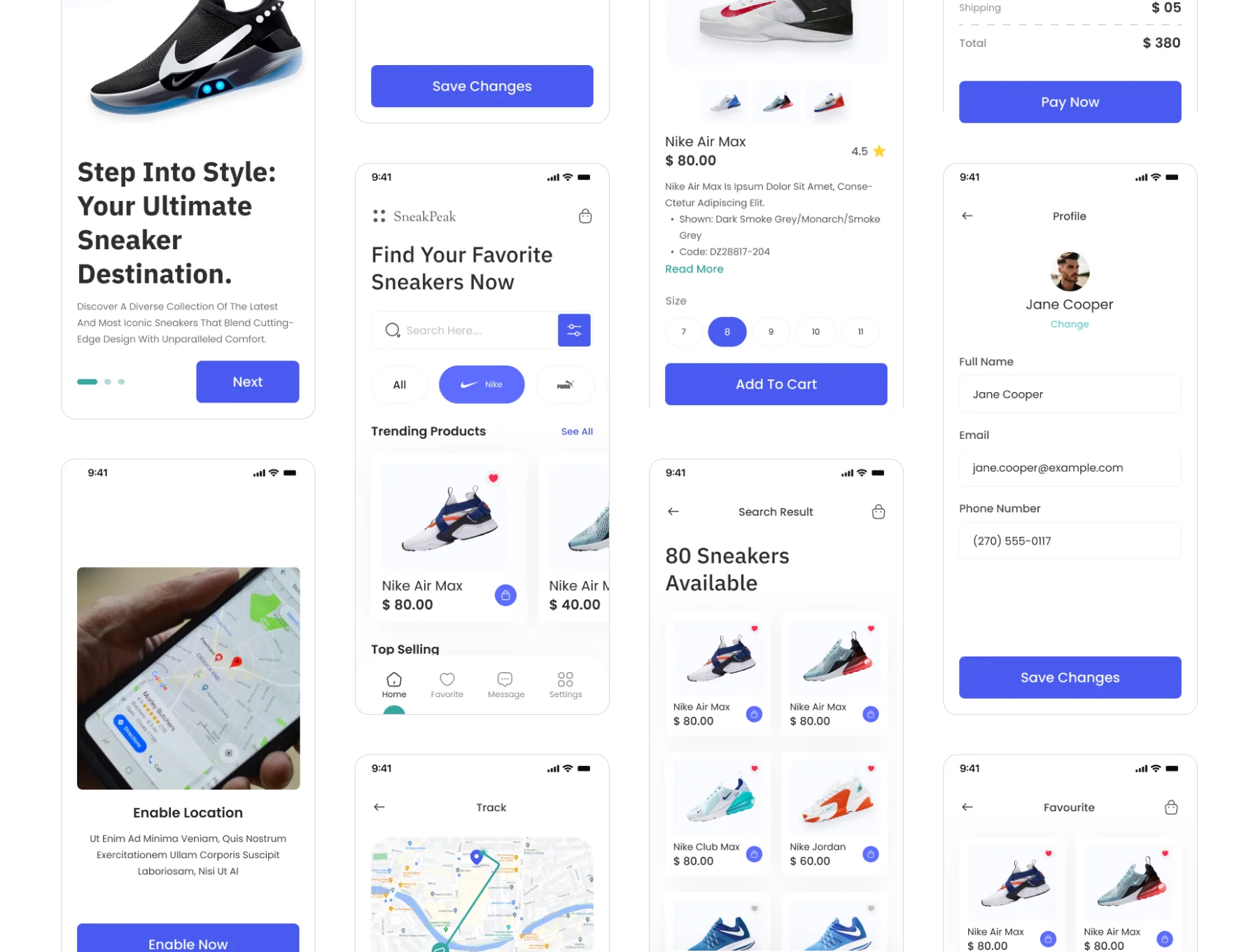 SneakPeak - Sneakers Store App UI Kit 3