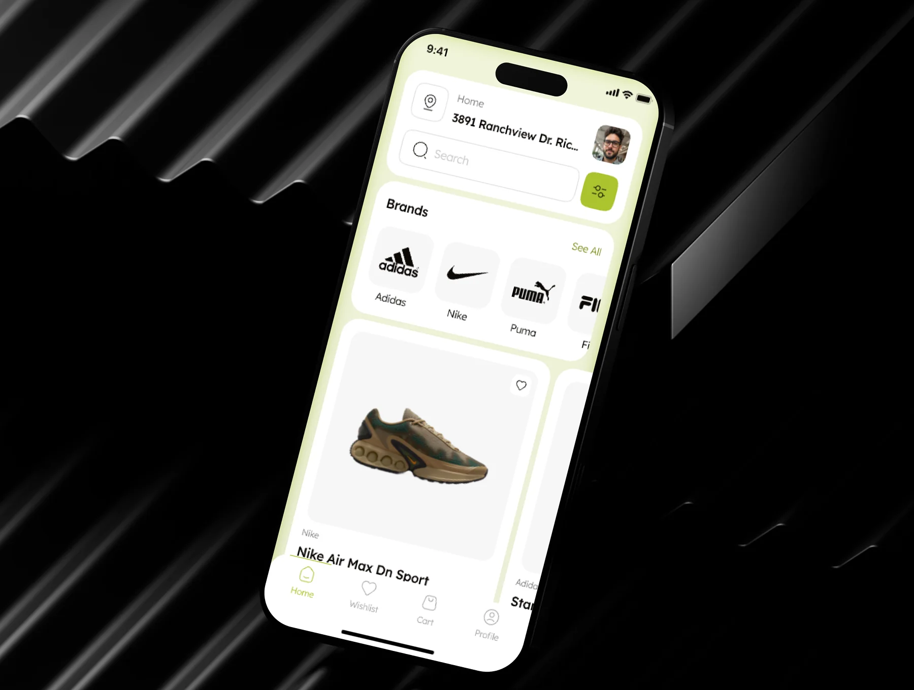 sneakX - Shoe Store Ecommerce App UI Kit 5