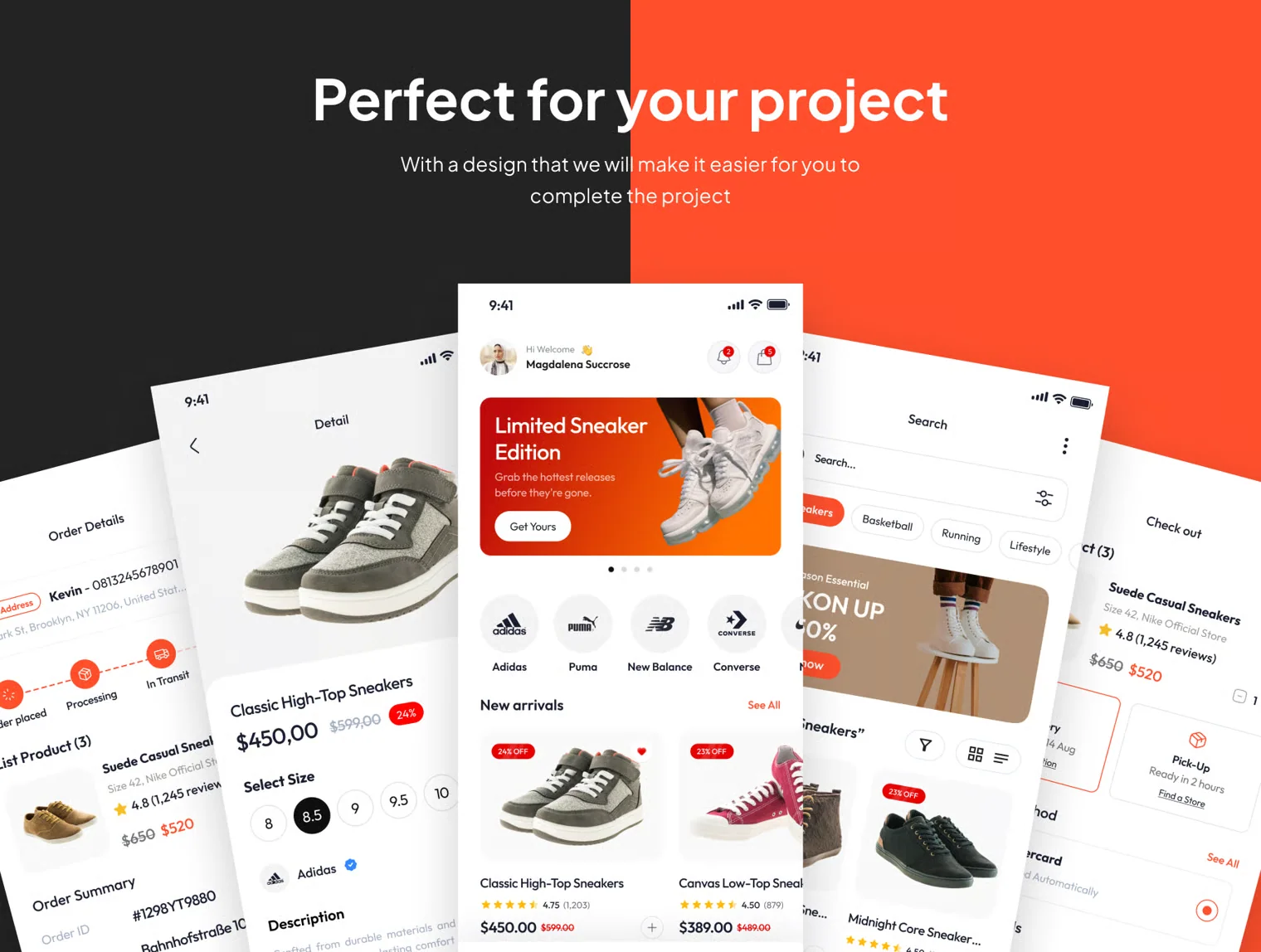 SNKRLY - Sneaker E-Commerce App Ui Kits 4