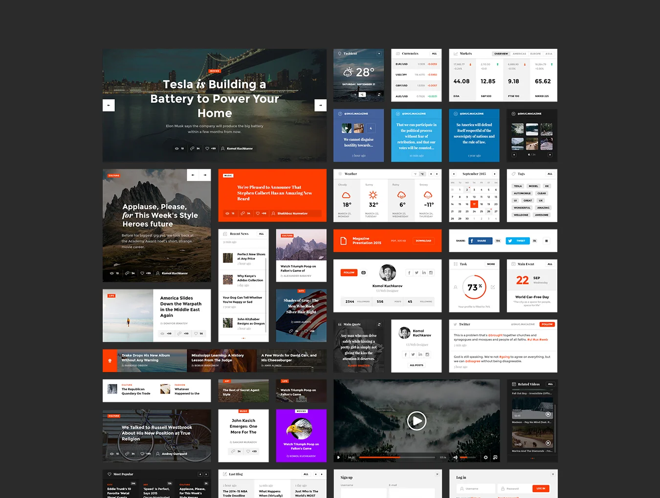 Snug. UI Kit 4