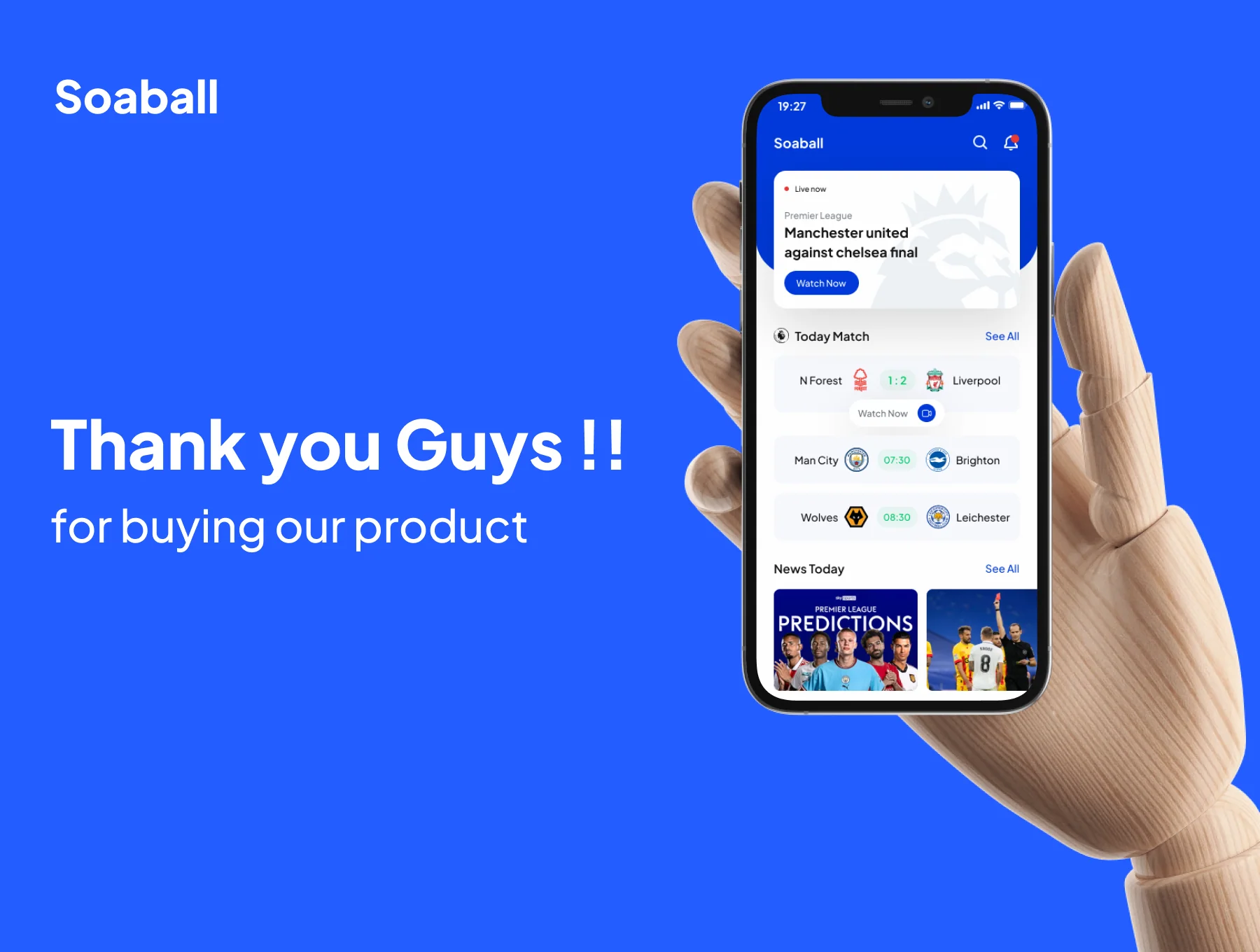 Soaball - Live Score & Streaming Football Apps UI Kits 6