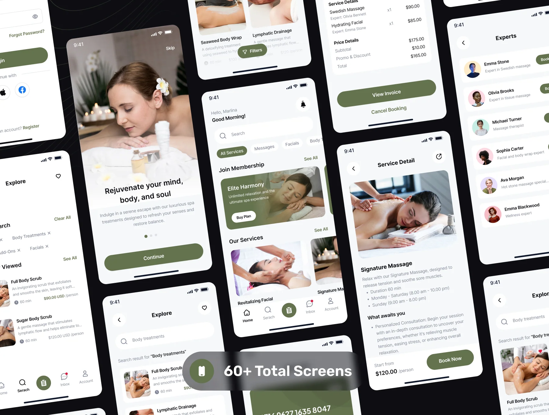 Sobo - Beauty Spa & Wellness App UI Kit 5