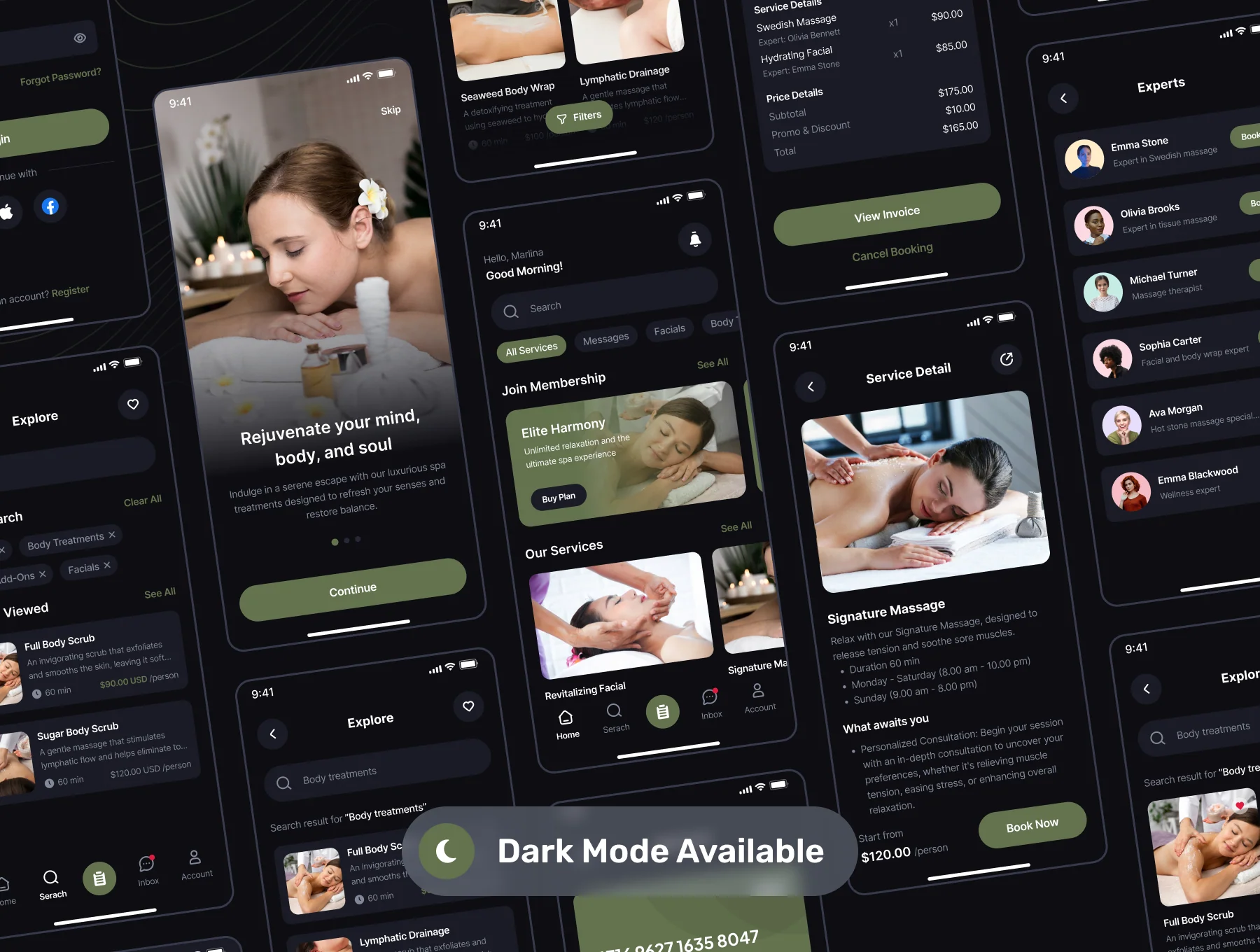 Sobo - Beauty Spa & Wellness App UI Kit 6
