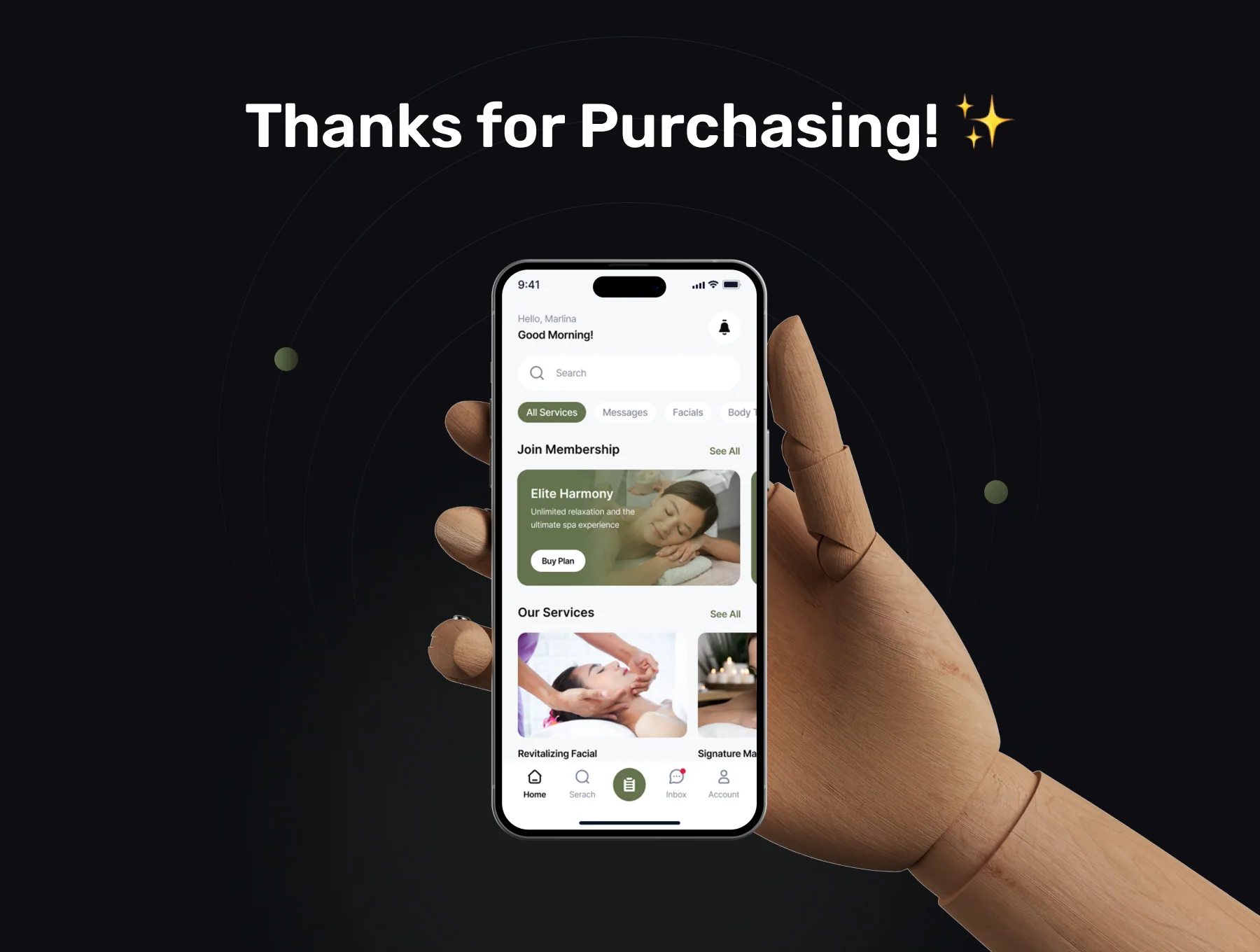 Sobo - Beauty Spa & Wellness App UI Kit 8