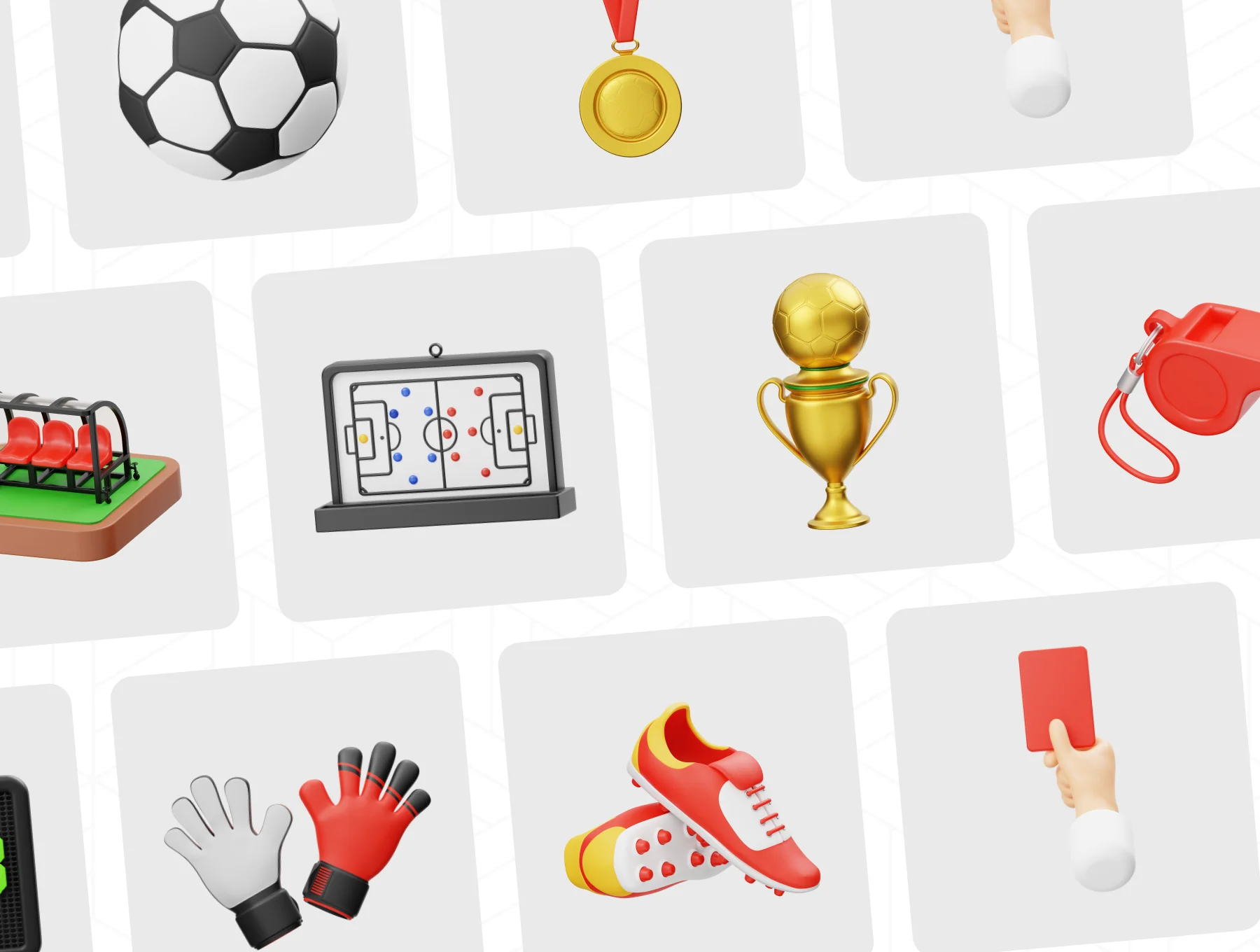 Soccer 3D Icon 6
