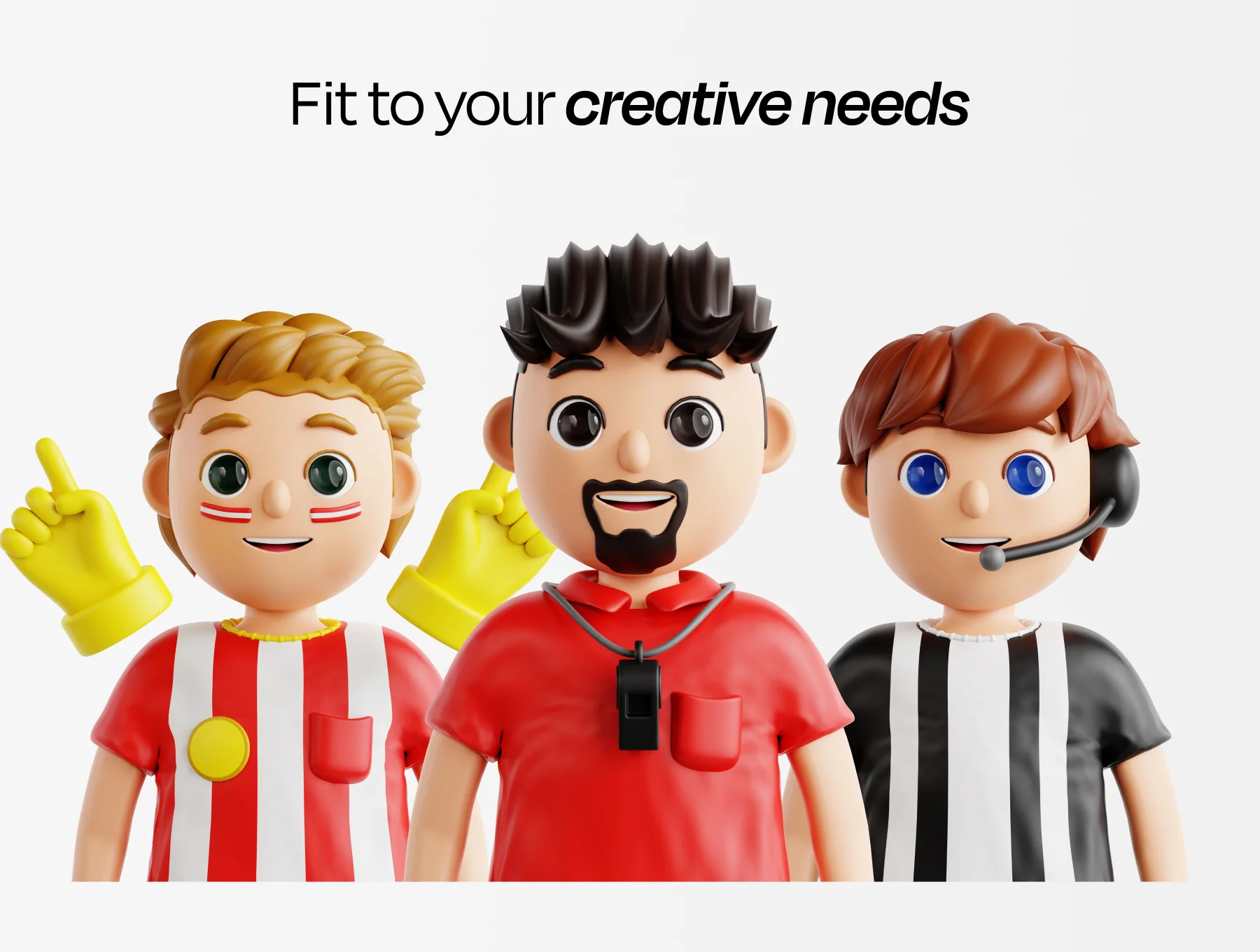 Soccer Sport 3D Illustration 4