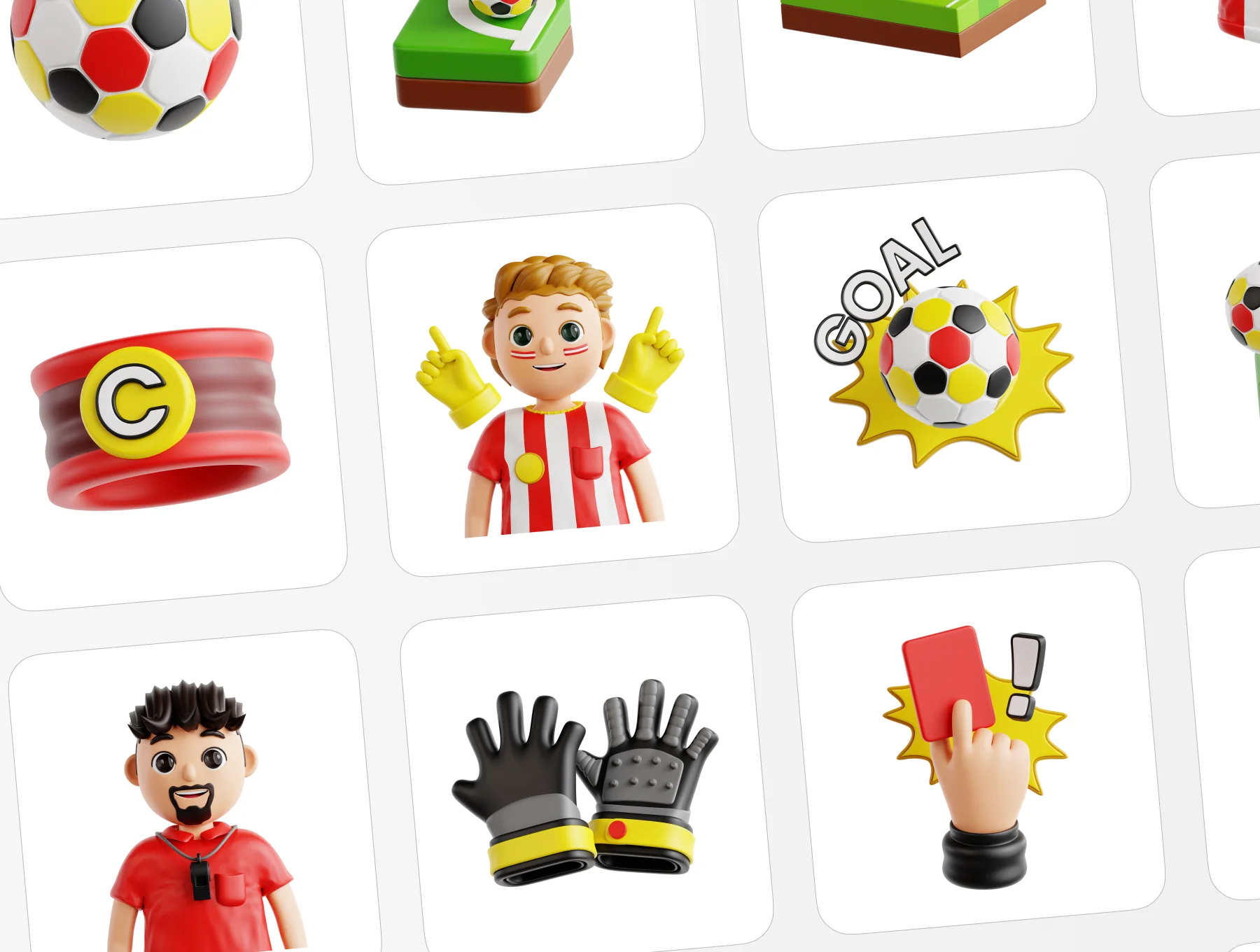 Soccer Sport 3D Illustration 5