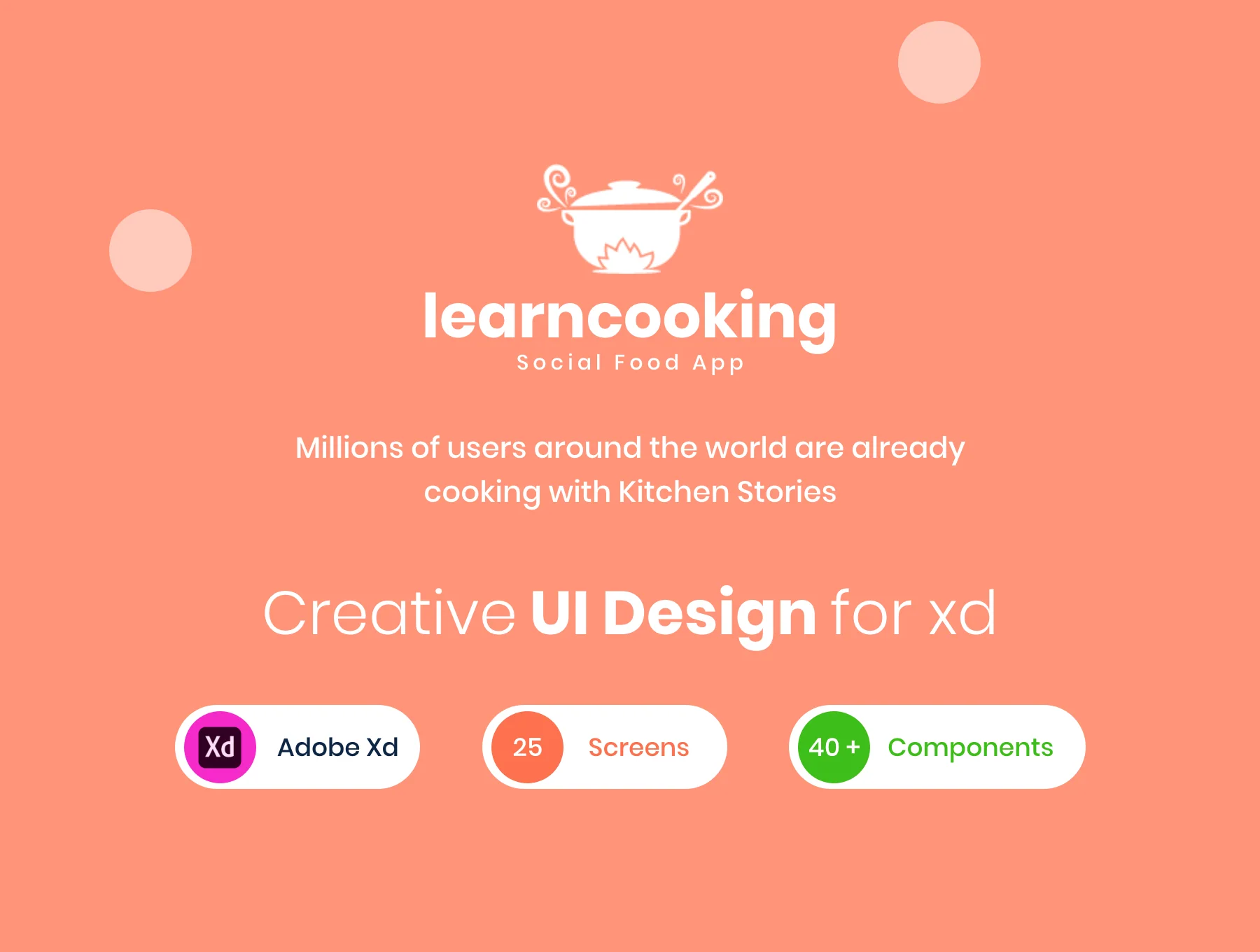 Social application for food lovers UI kit 6