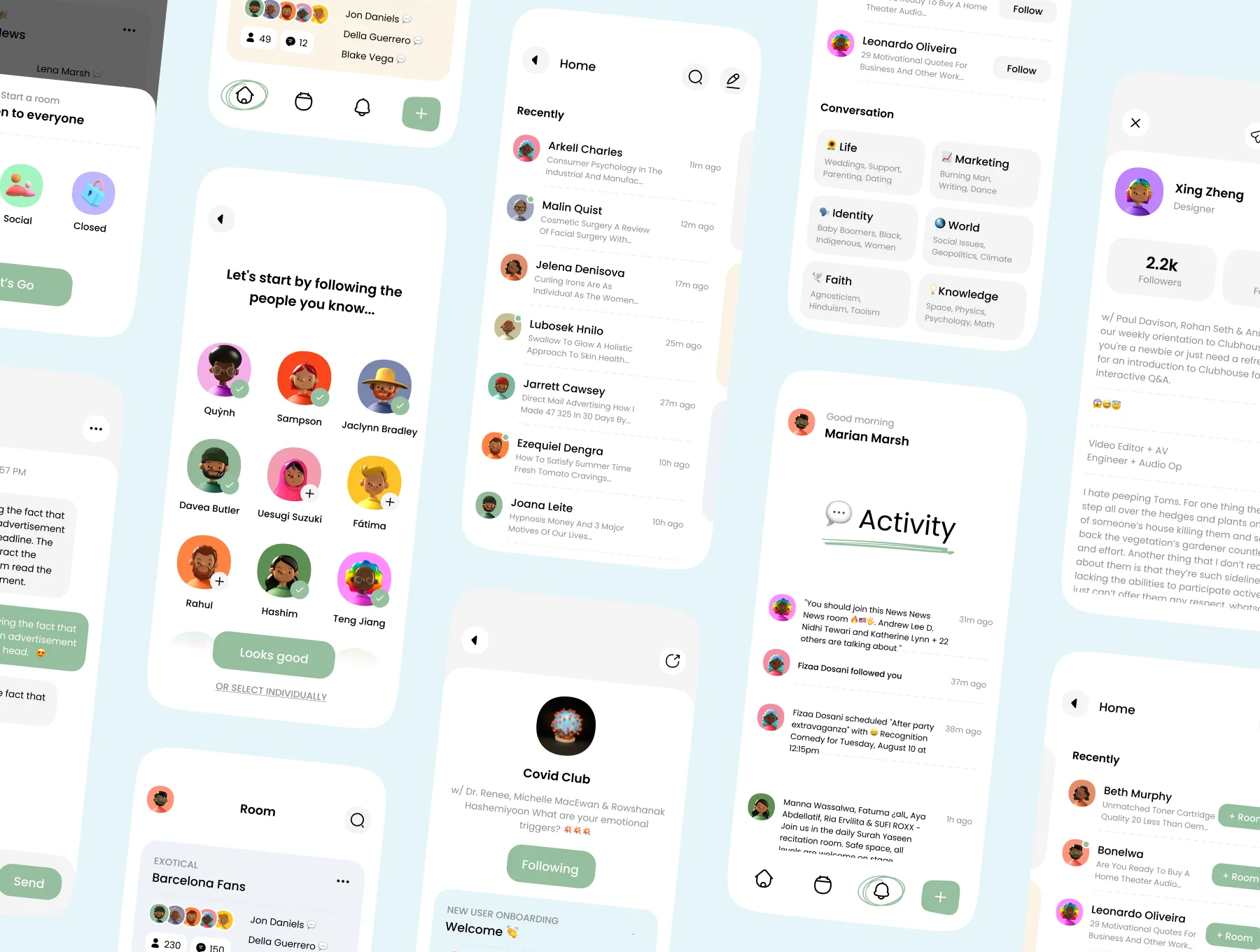 Social Audio App UI Kit 6