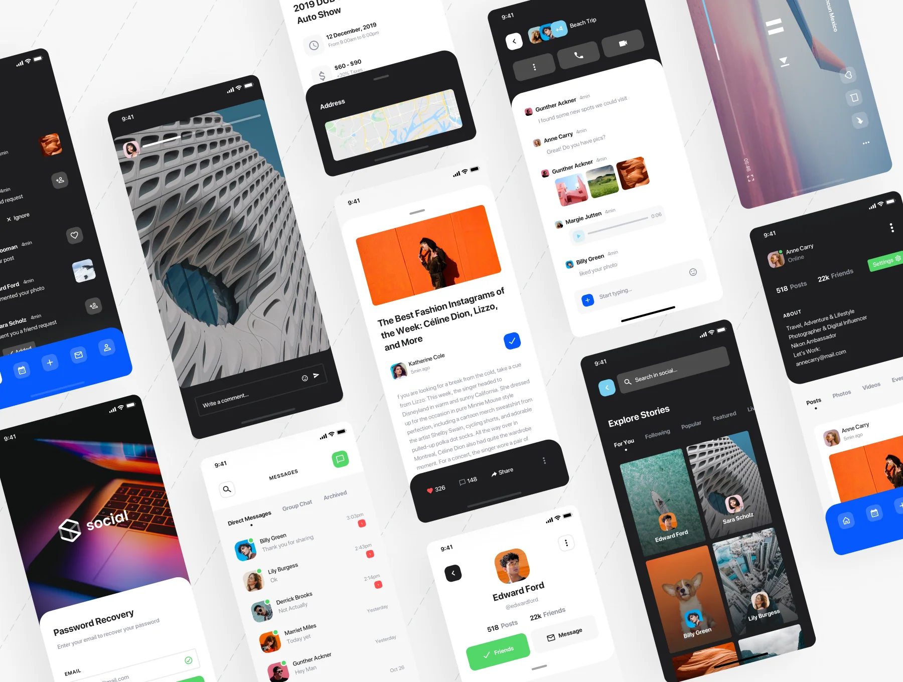 Social Dashboards UI Kit 7