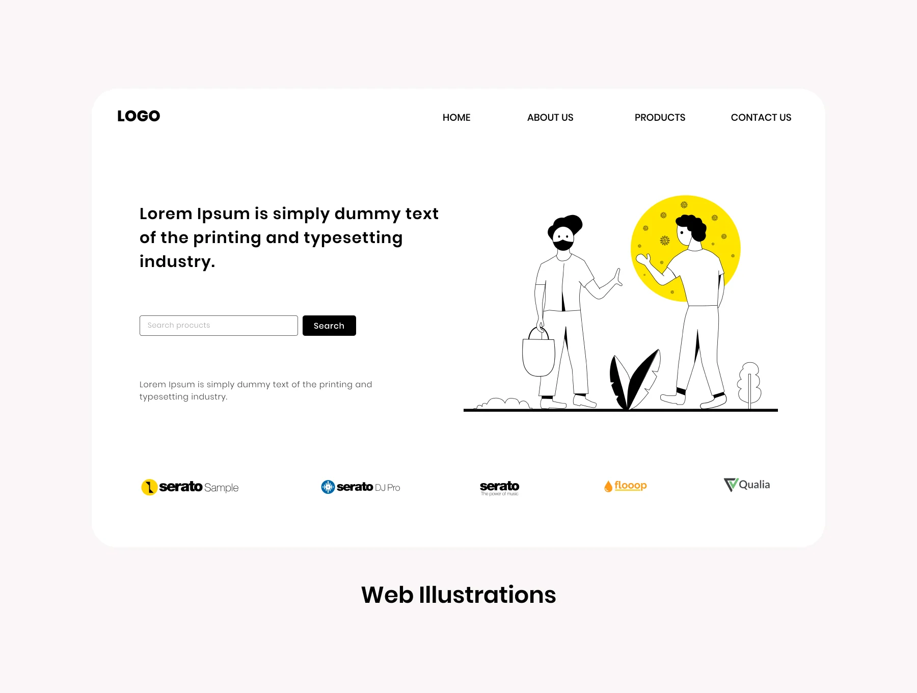 Social Distance - Illustration pack