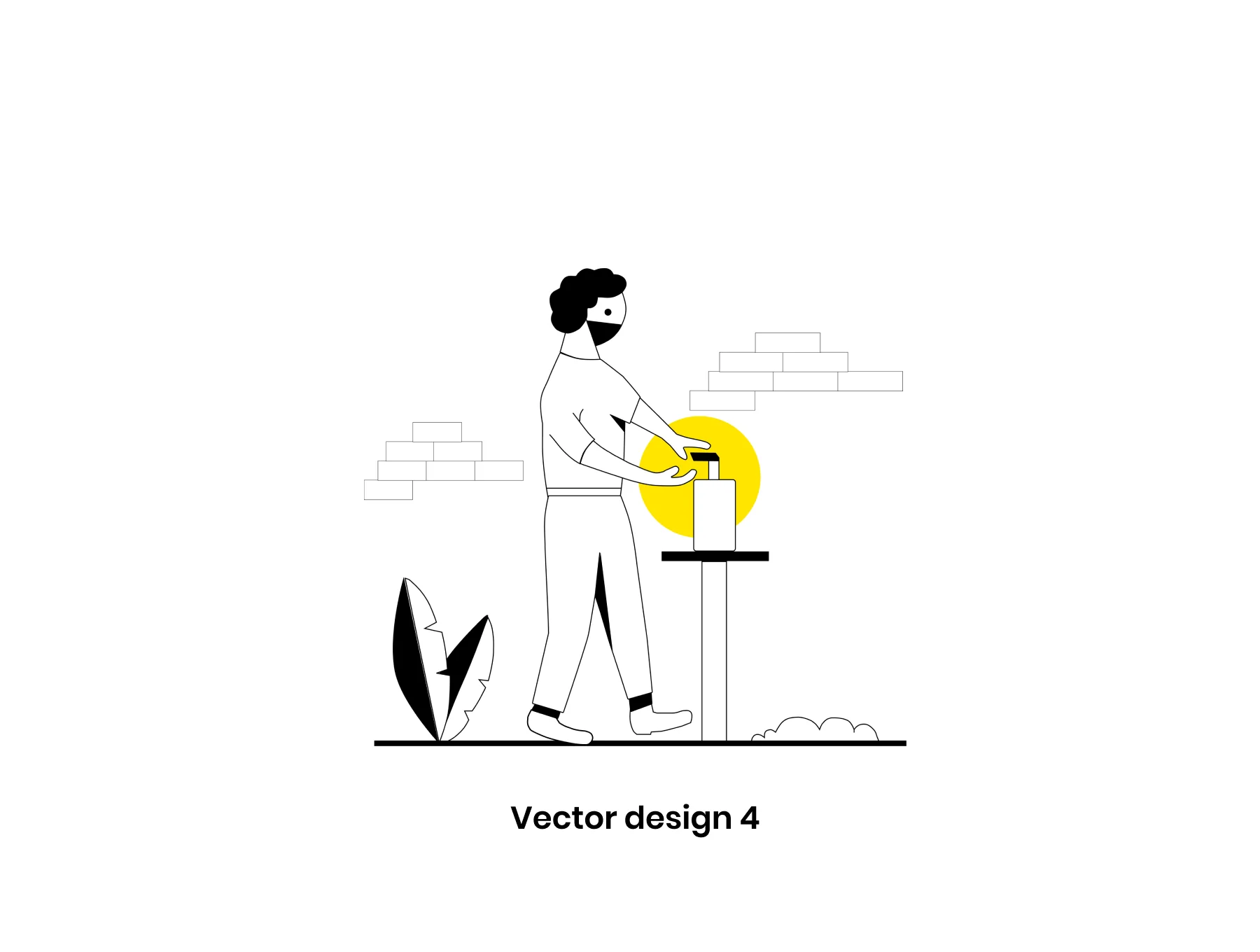 Social Distance - Illustration pack 6