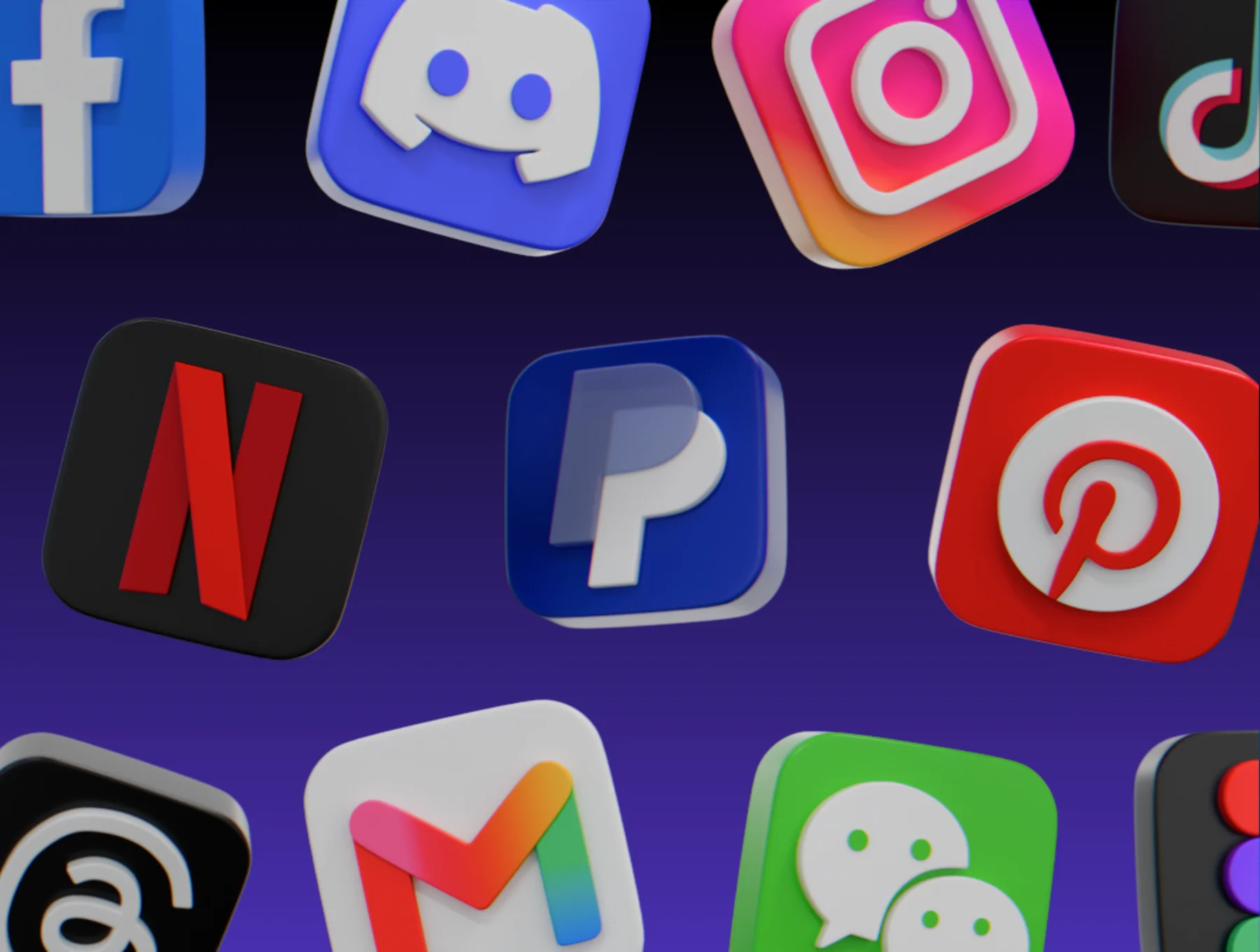 Social Media 3D Icons 5