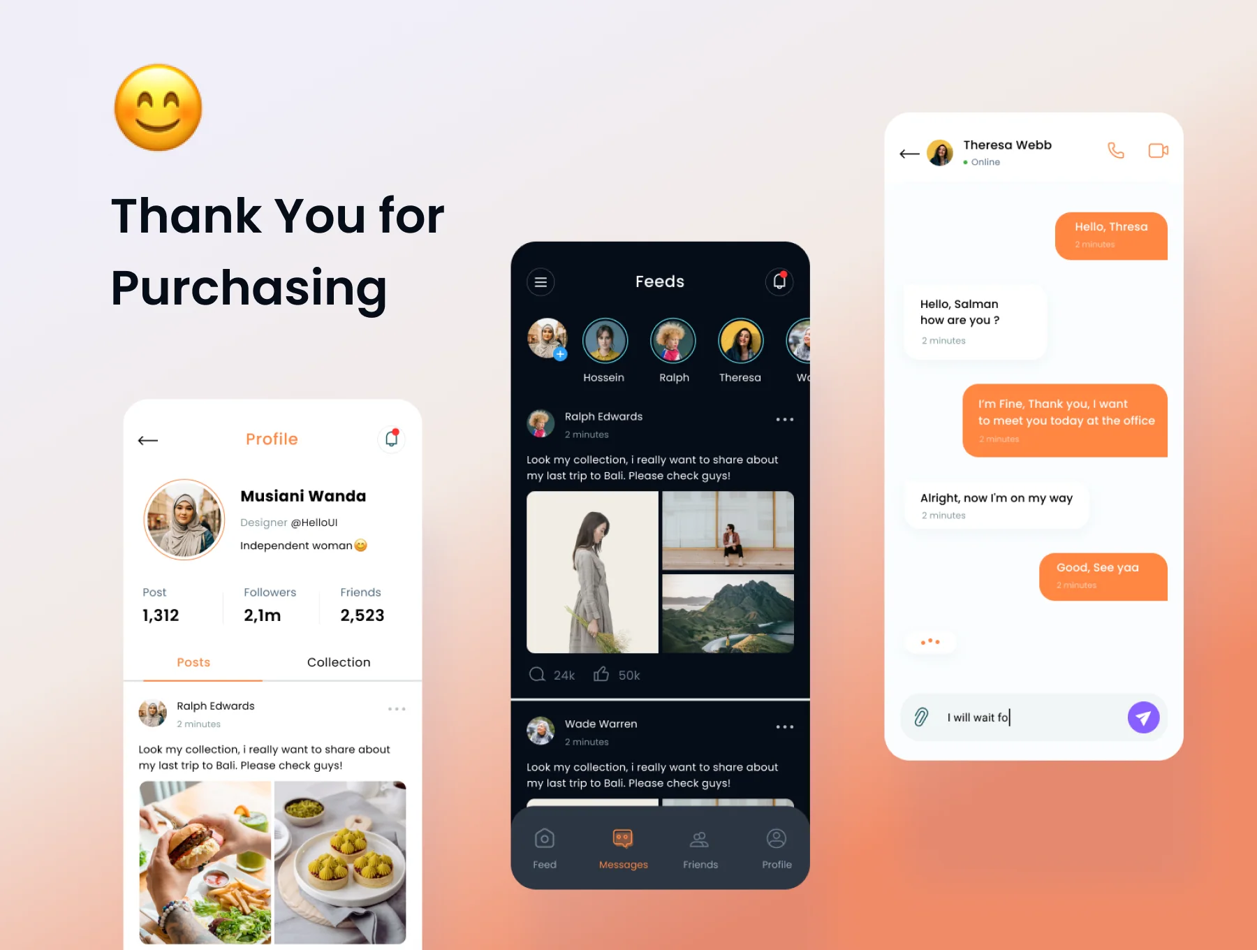 Social Media App UI Kit 6