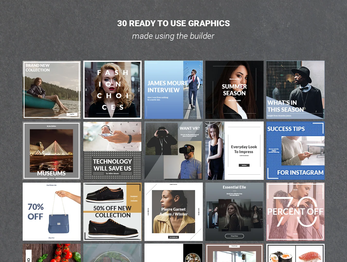 Social Media Graphics Builder 4