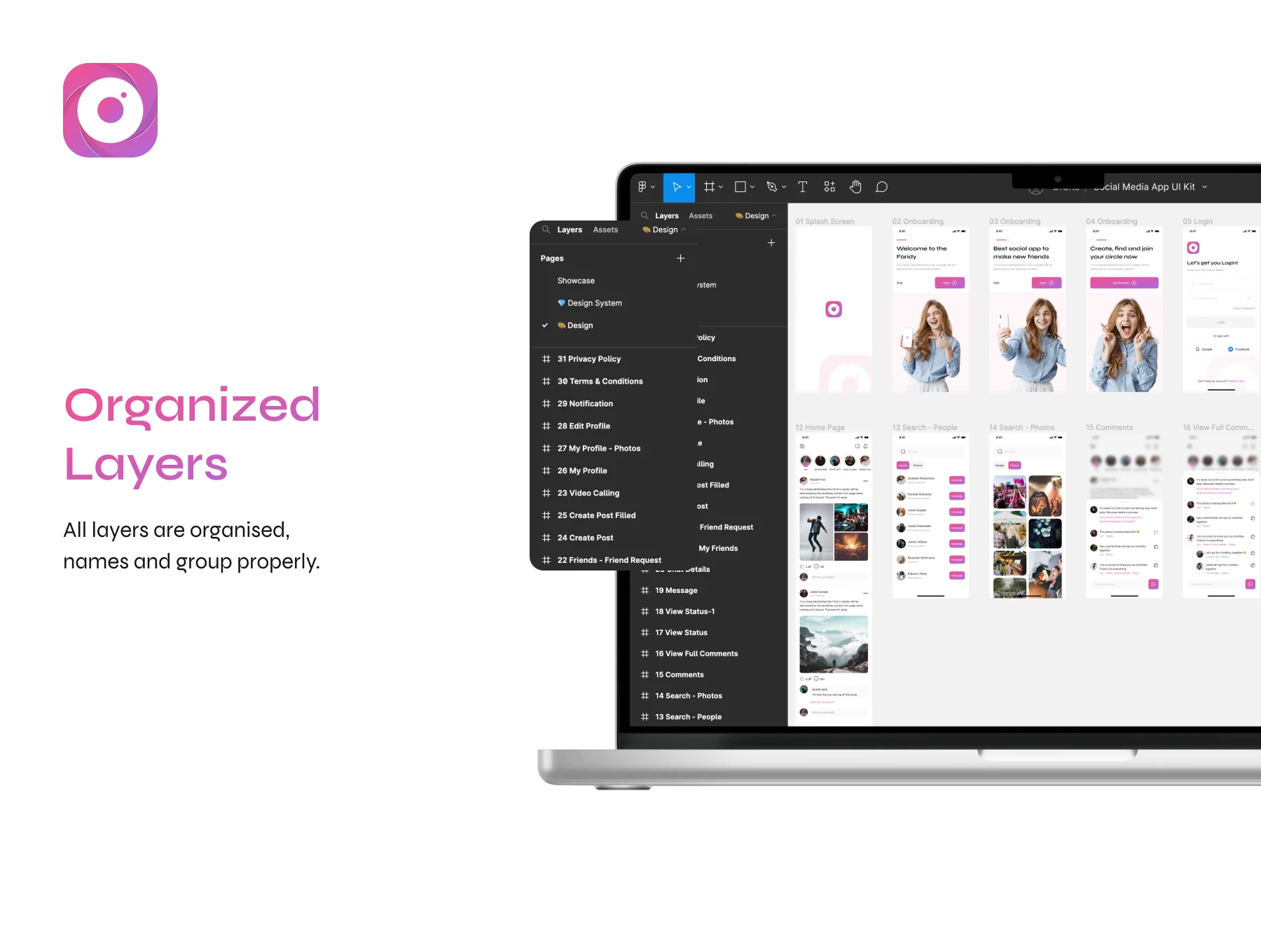 Social Media App UI Kit 3