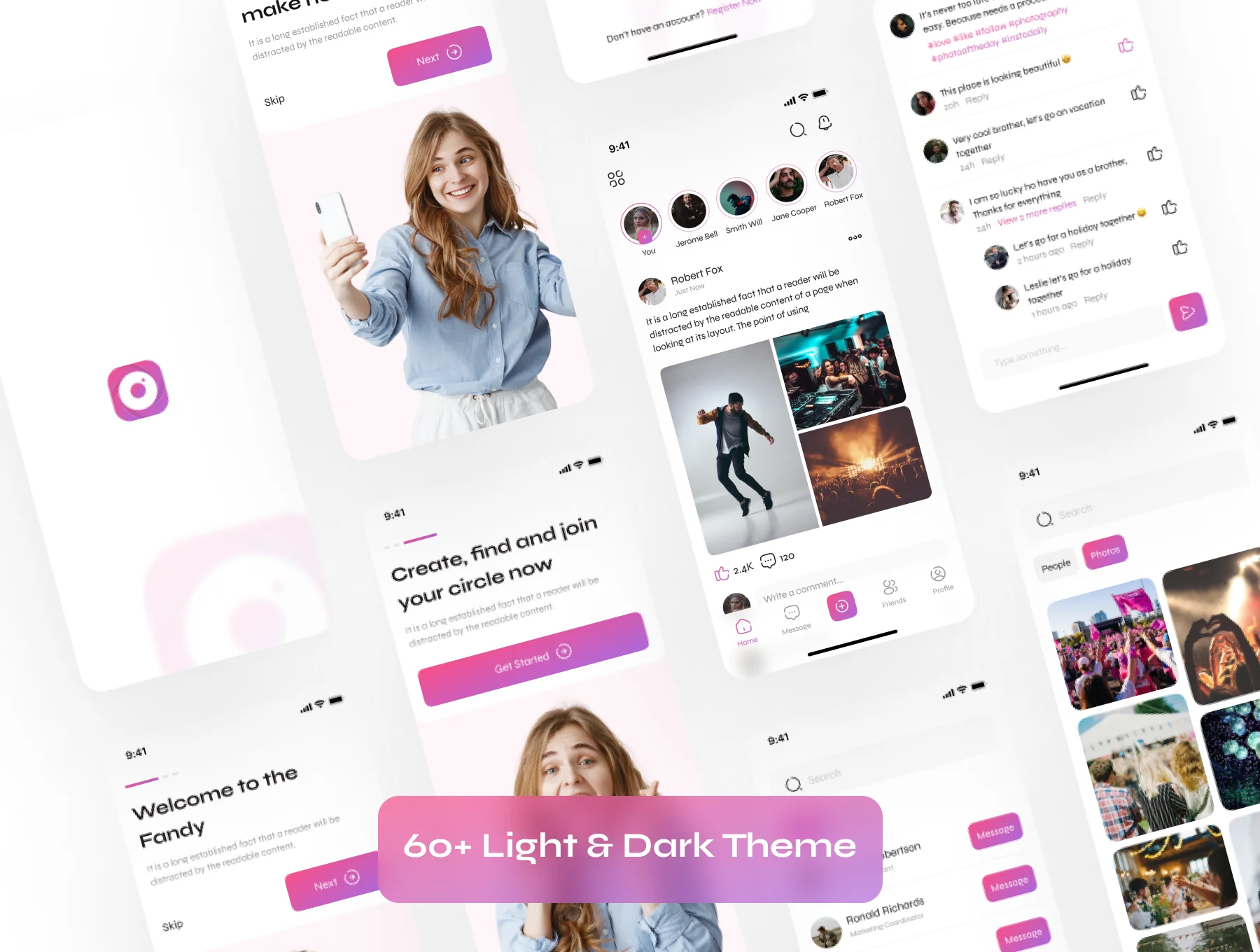 Social Media App UI Kit 5