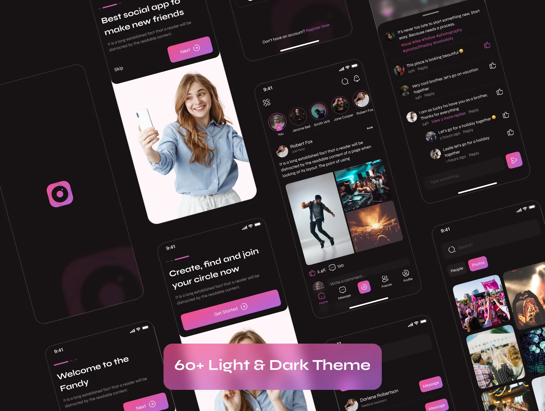 Social Media App UI Kit 7