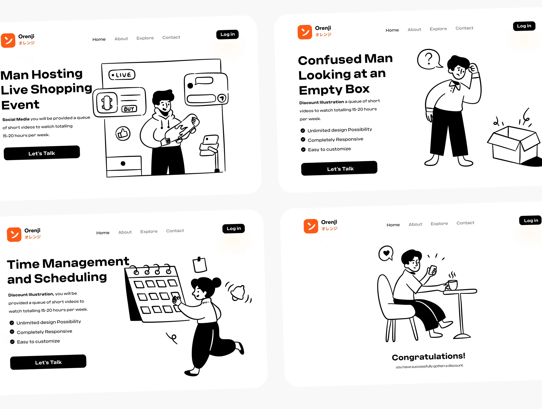 Social Media & Marketplace Illustration 6
