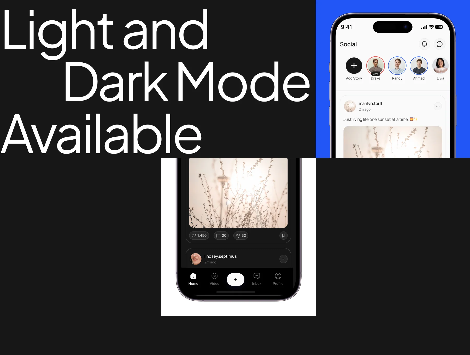 Social Media Mobile App UI Kit 6