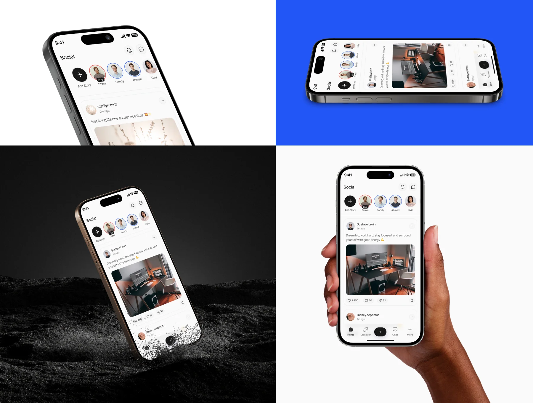 Social Media Mobile App UI Kit 7