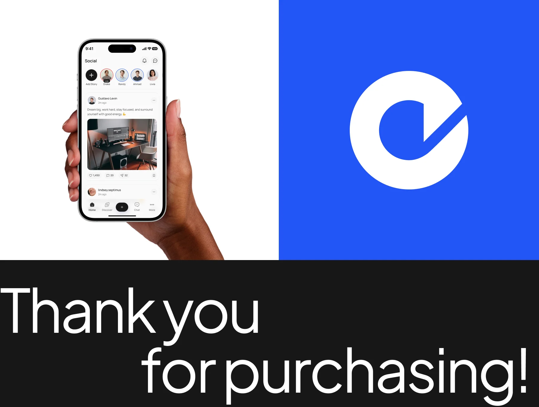 Social Media Mobile App UI Kit 8