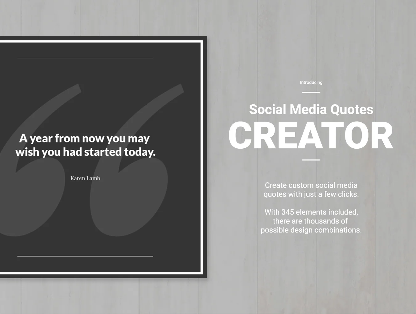 Social Media Quote Creator