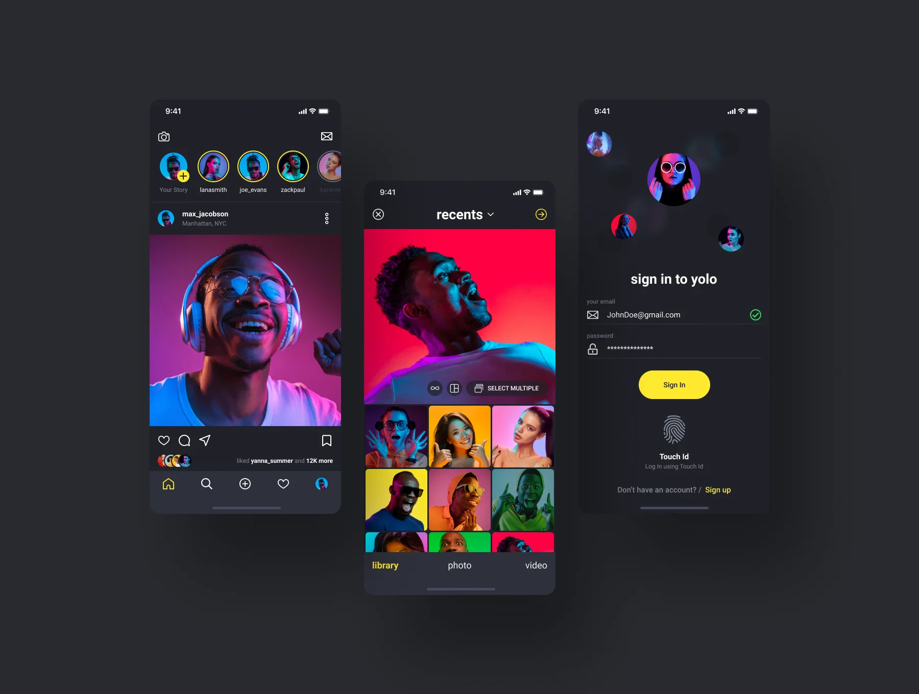Social Media UI Kit
