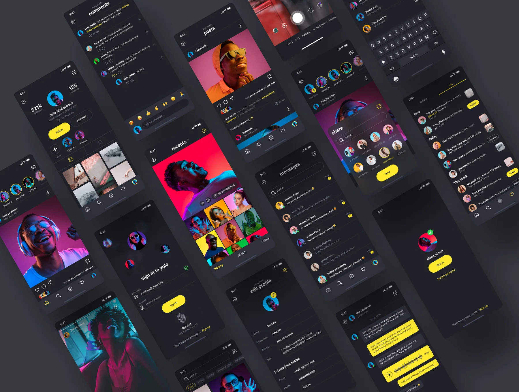 Social Media UI Kit 3