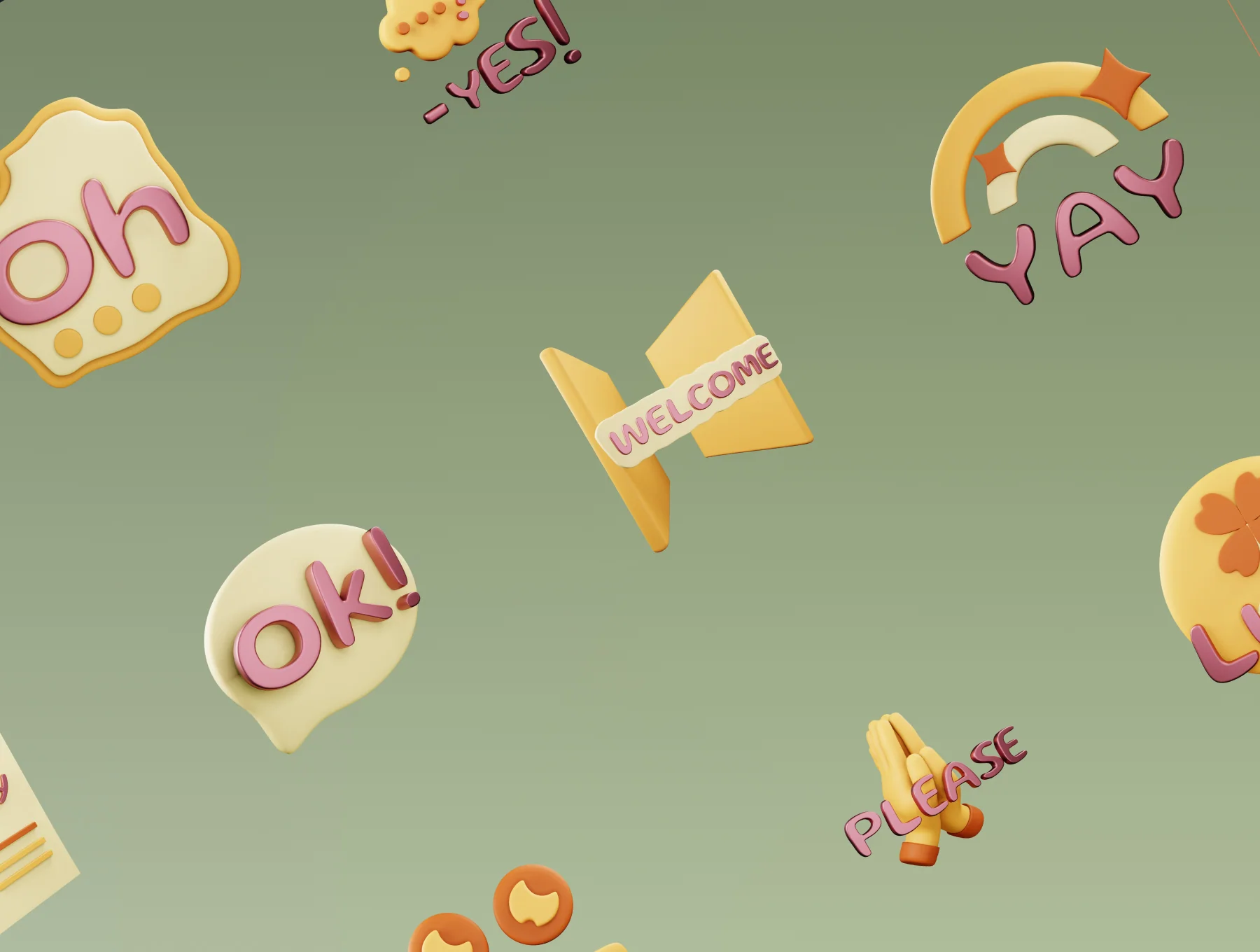 Social Slang – Best 3D Social Media Slangs Icon Pack 6