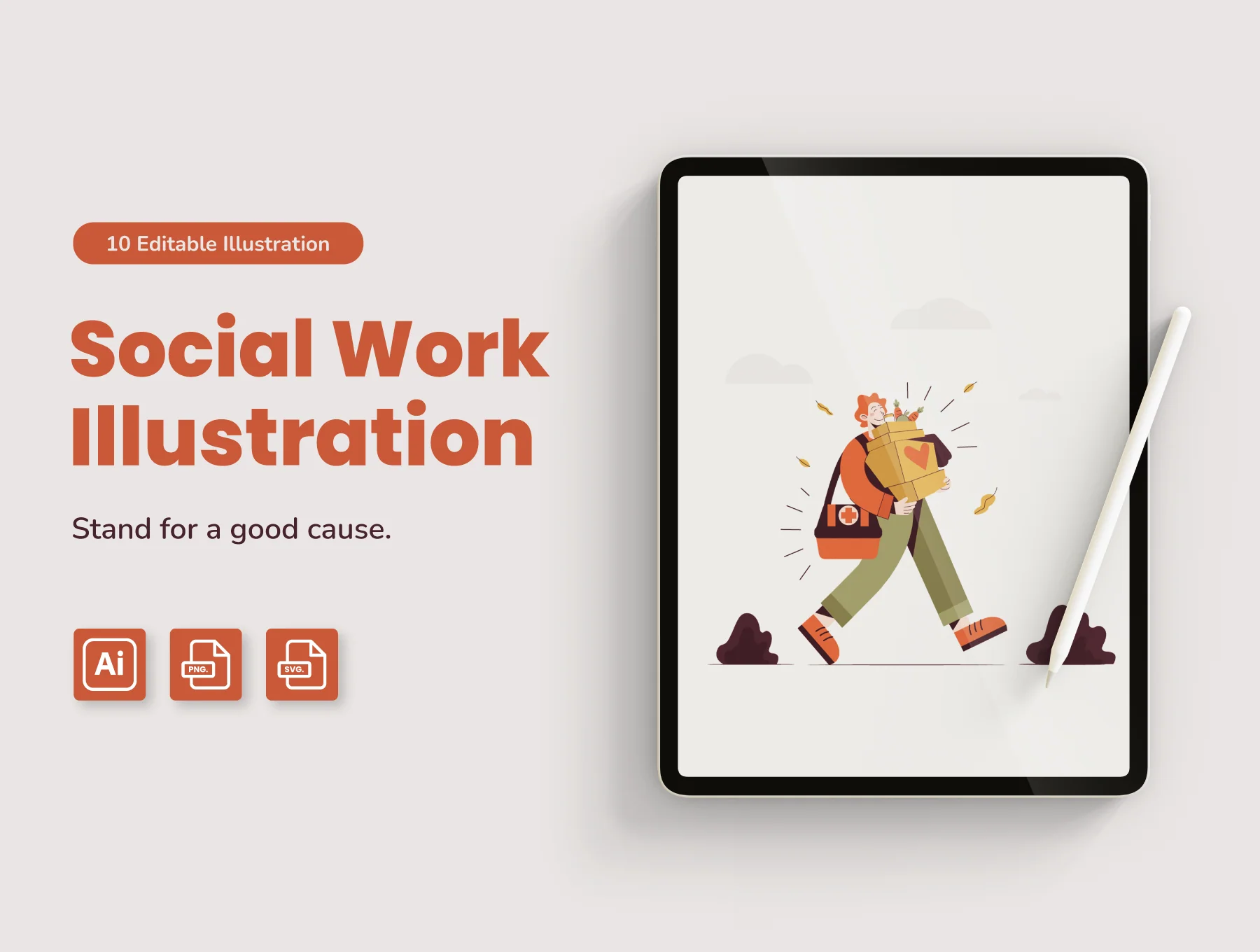 Social Work Illustration Pack