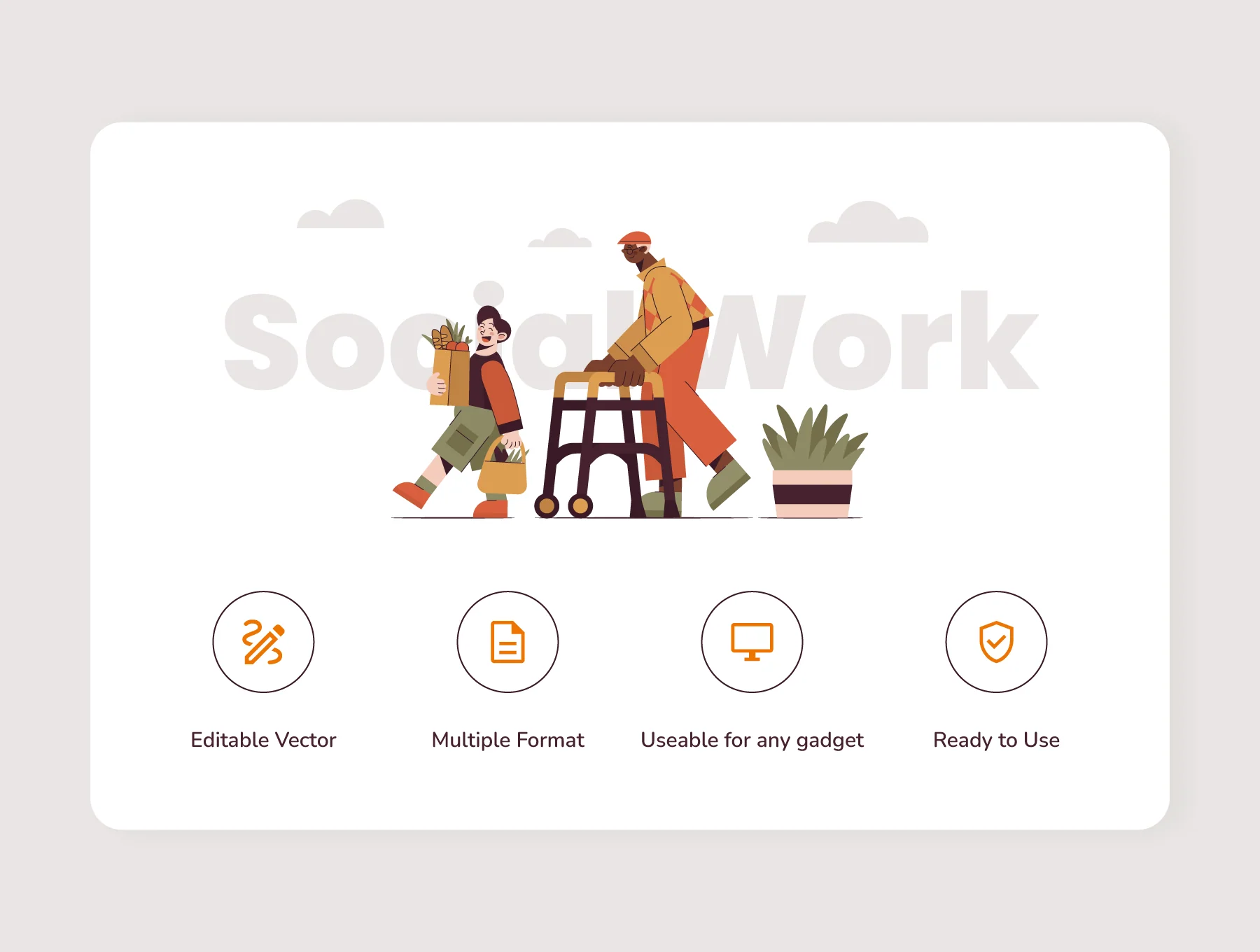 Social Work Illustration Pack 2