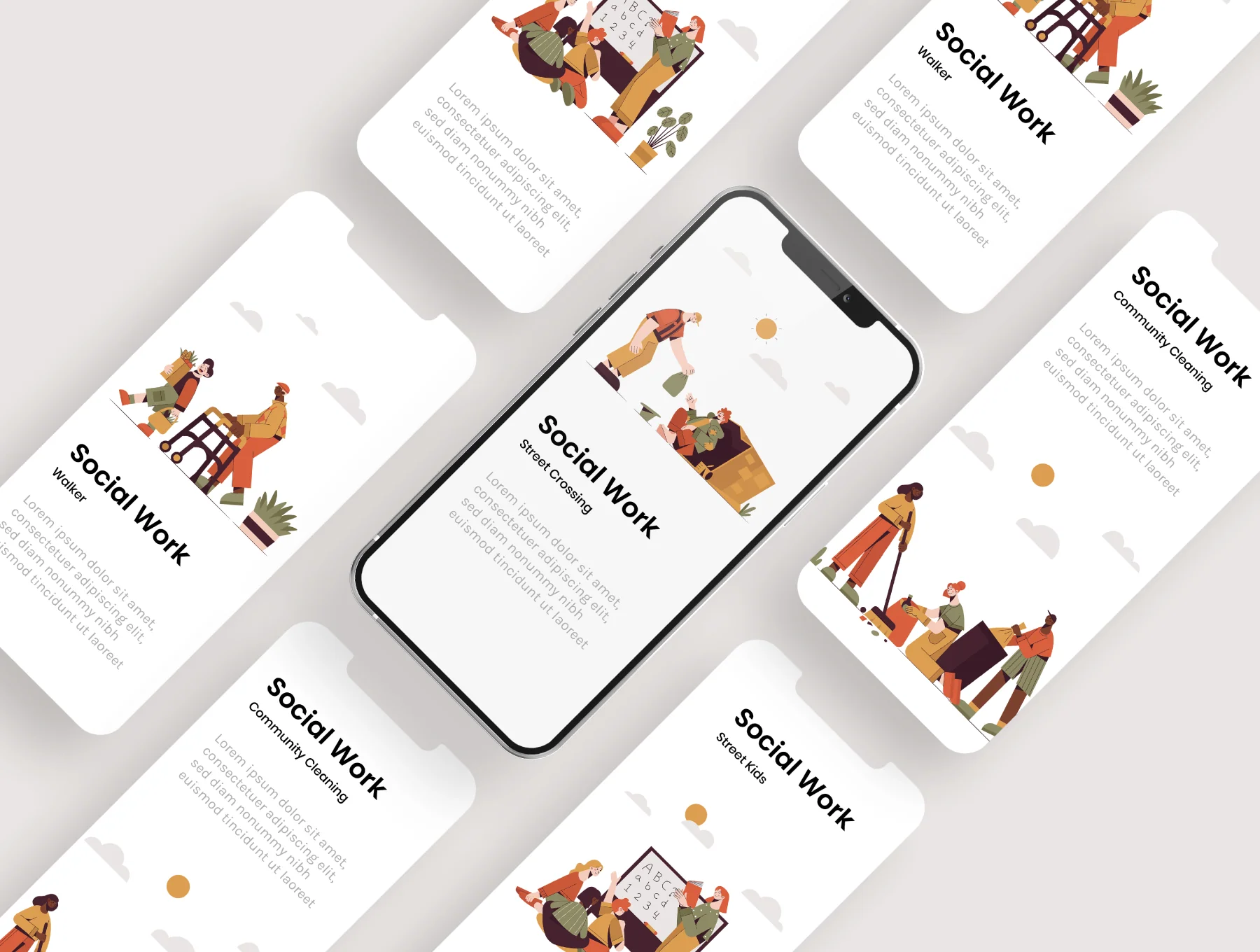 Social Work Illustration Pack 6