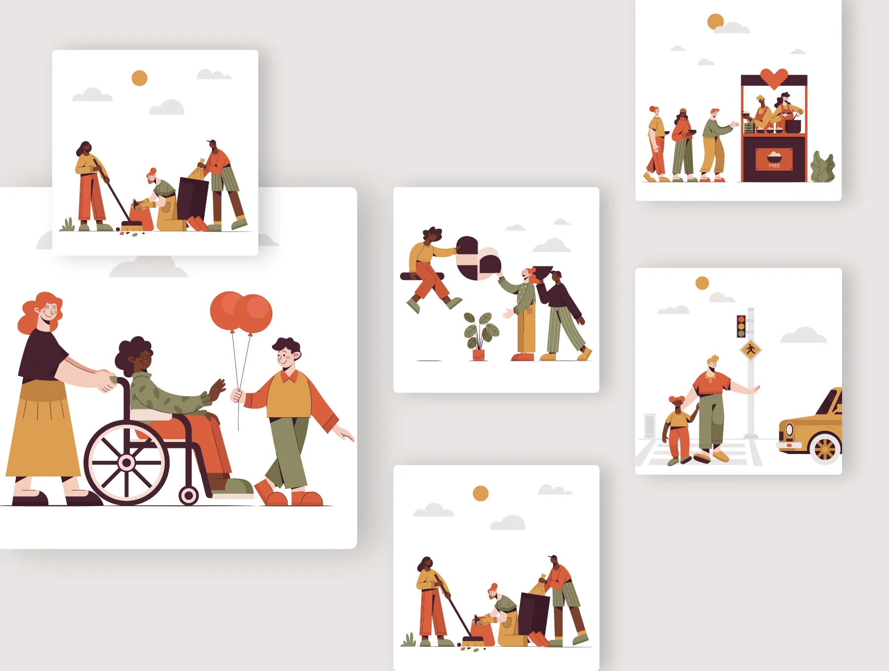 Social Work Illustration Pack 7