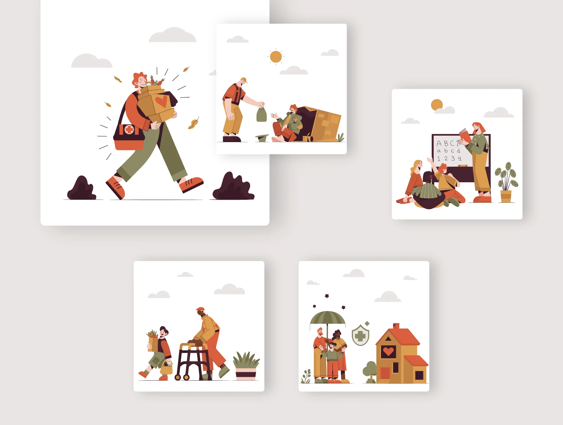 Social Work Illustration Pack 8