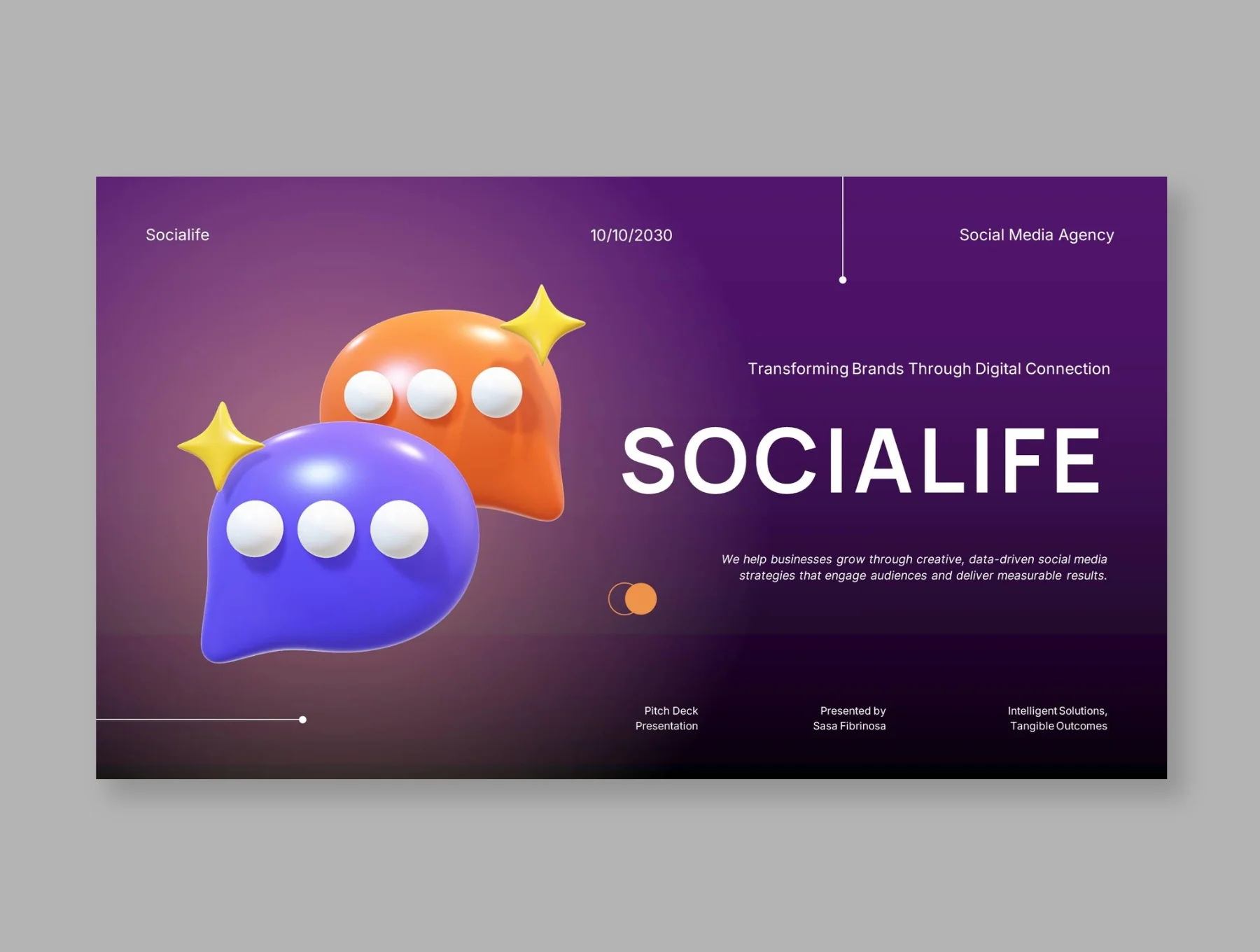 Socialife Agency 3D Morph Animated