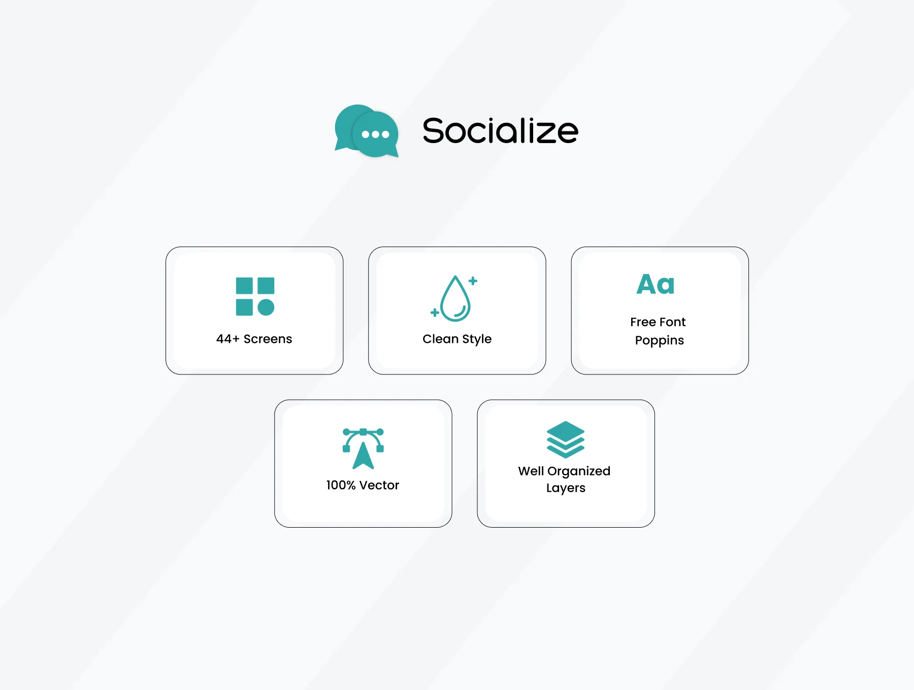 Socialize - Social Media Mobile App Ui Kit 4