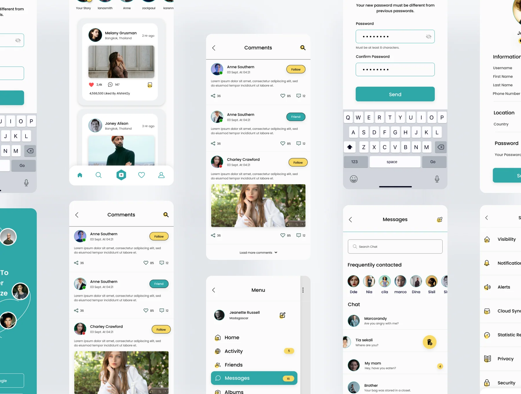 Socialize - Social Media Mobile App Ui Kit 5